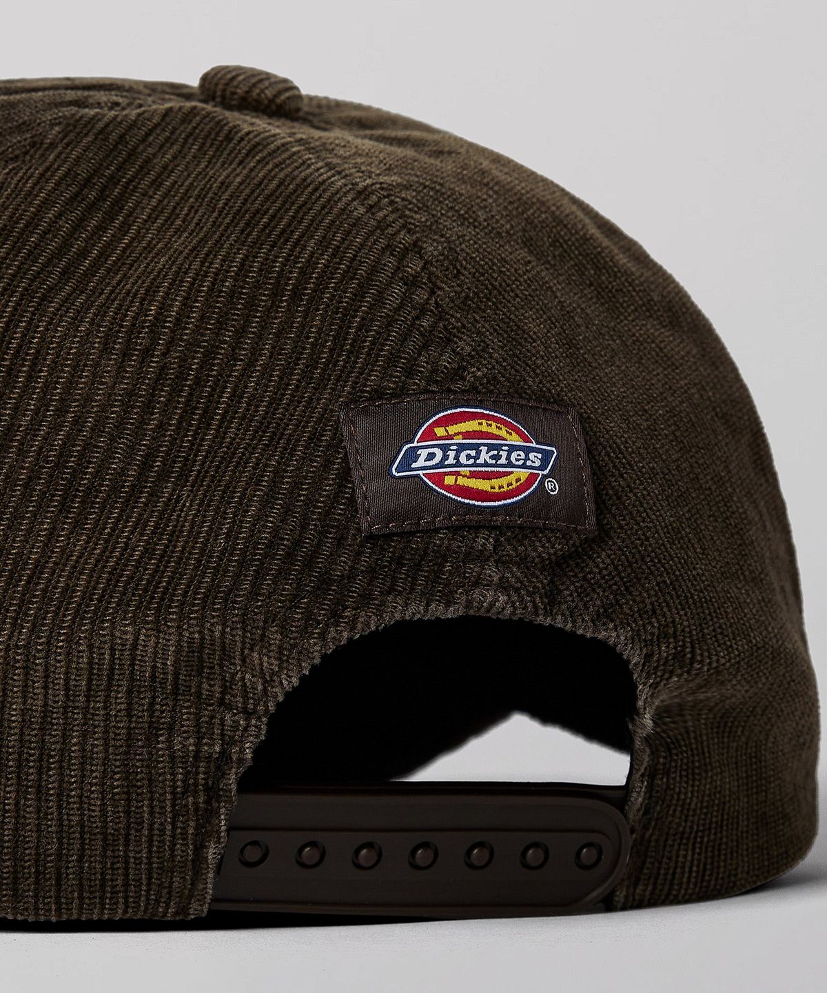 디키즈(DICKIES) 트리 로고 코듀로이 트러커 캡 Washed Brown