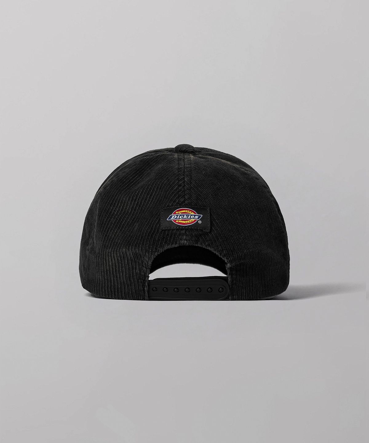디키즈(DICKIES) 트리 로고 코듀로이 트러커 캡 Washed Black