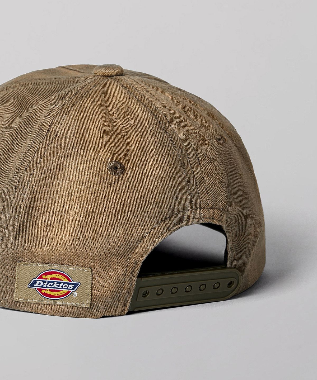 디키즈(DICKIES) 워시드 스크립트 볼캡 Khaki Beige