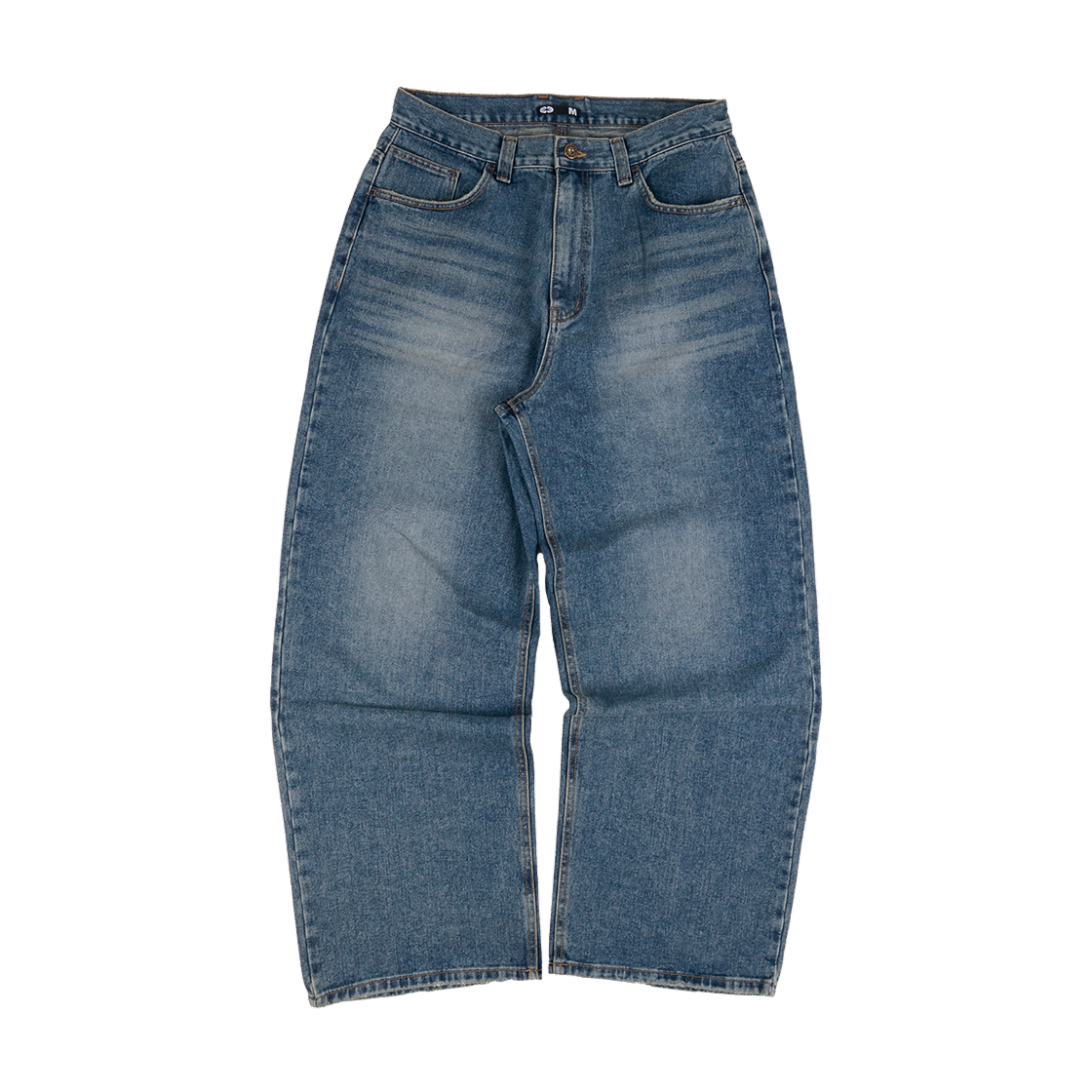 MUSINSA公式 | ERTR 134340 Vintage Laser Denim Pants Blue