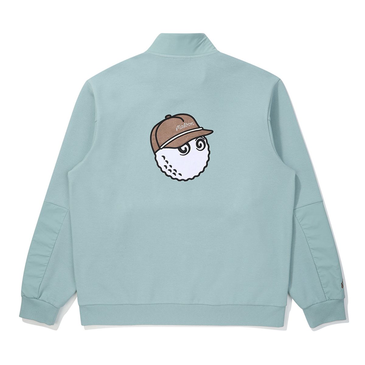 말본 골프(MALBON GOLF) 버킷 에어리 하프집 맨투맨 DARK MINT (MAN)