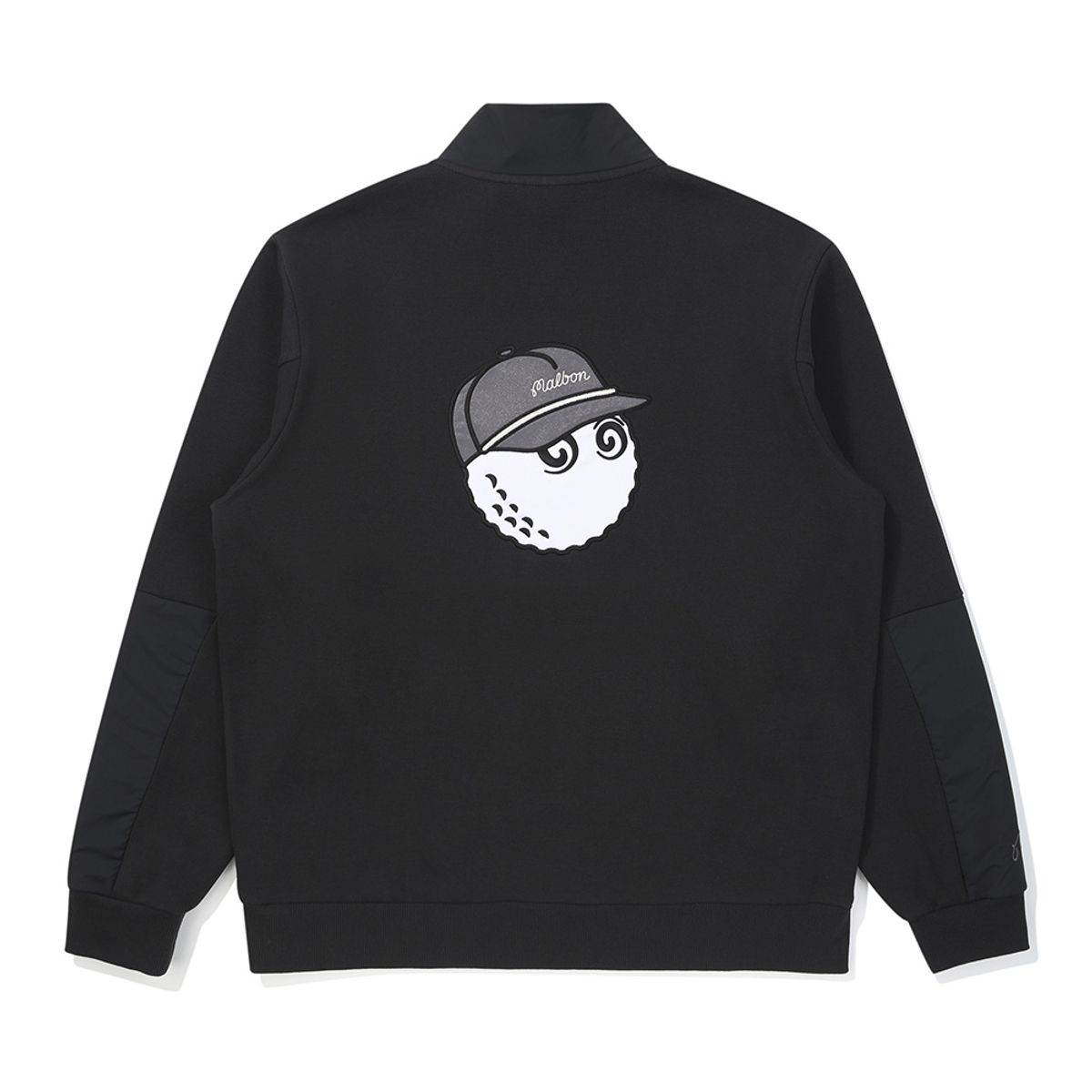 말본 골프(MALBON GOLF) 버킷 에어리 하프집 맨투맨 BLACK (MAN)
