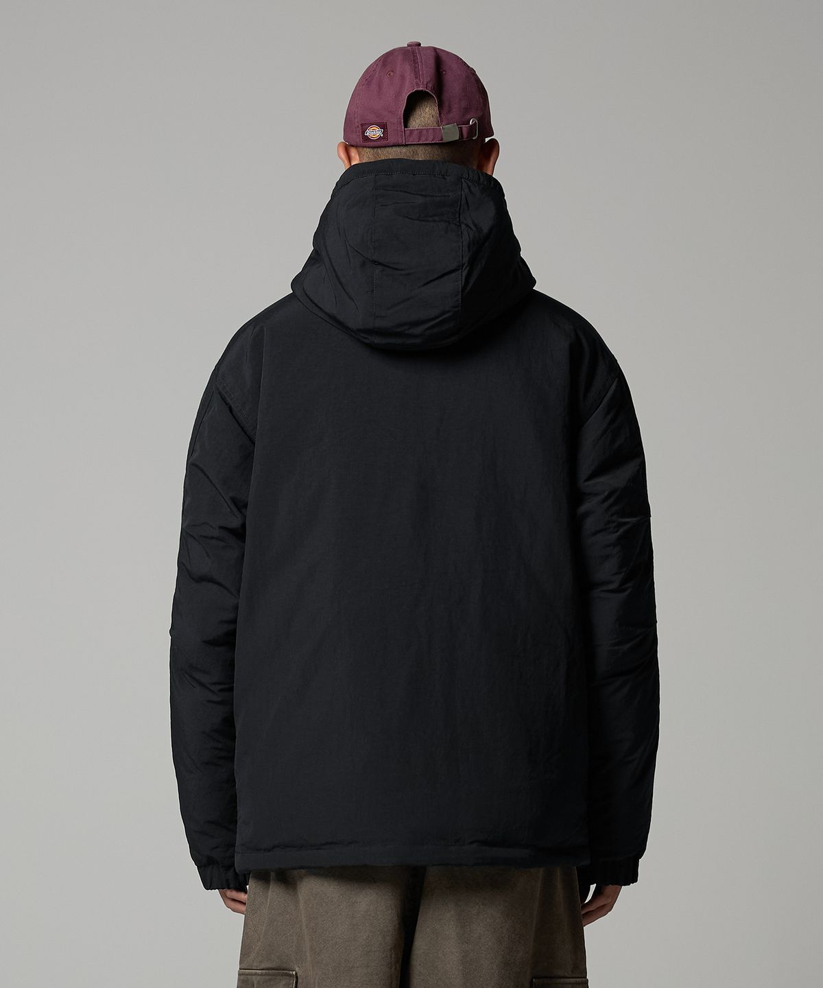 디키즈(DICKIES) 유틸리티 후드 재킷 Black