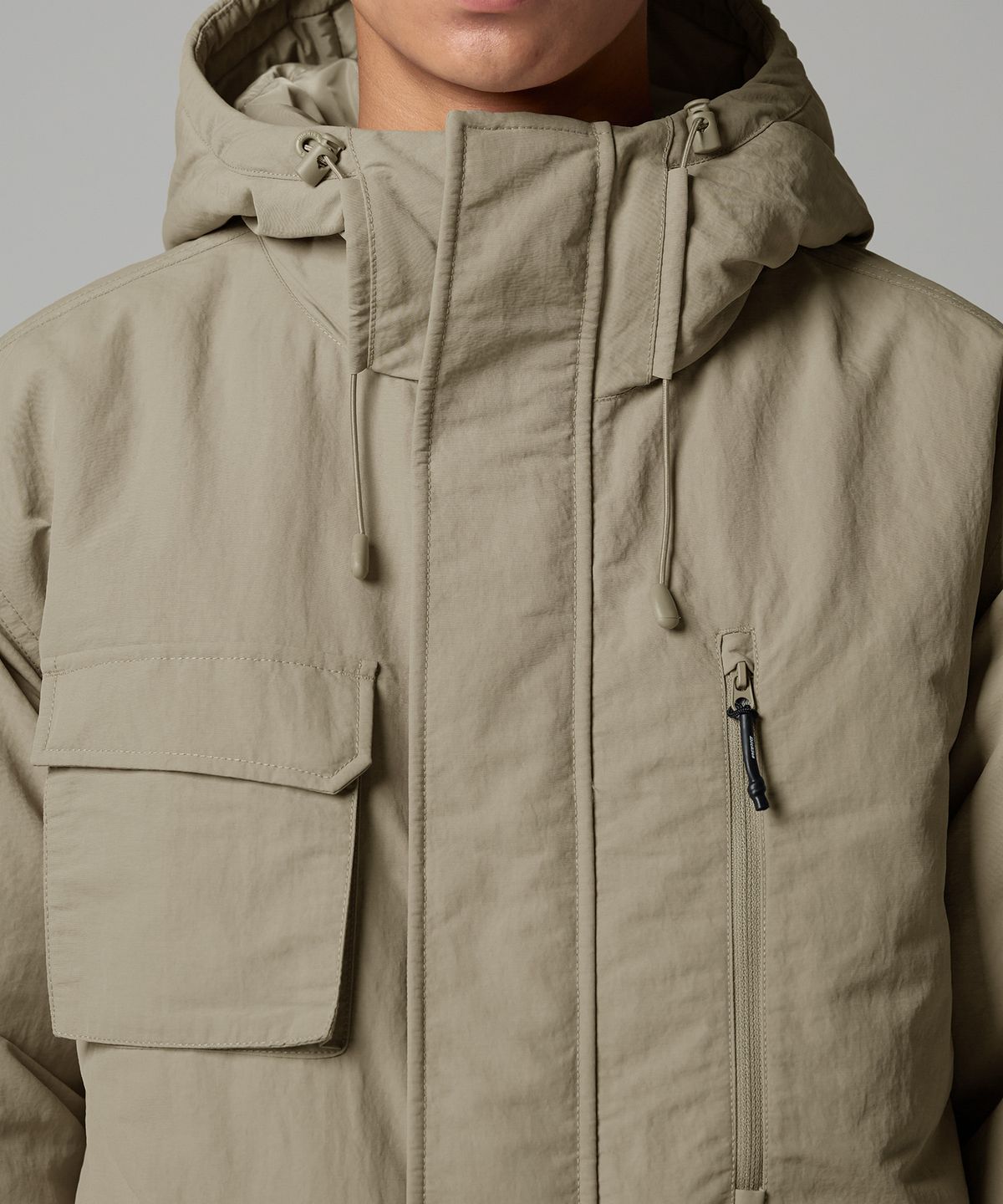 디키즈(DICKIES) 유틸리티 후드 재킷 Desert Sand