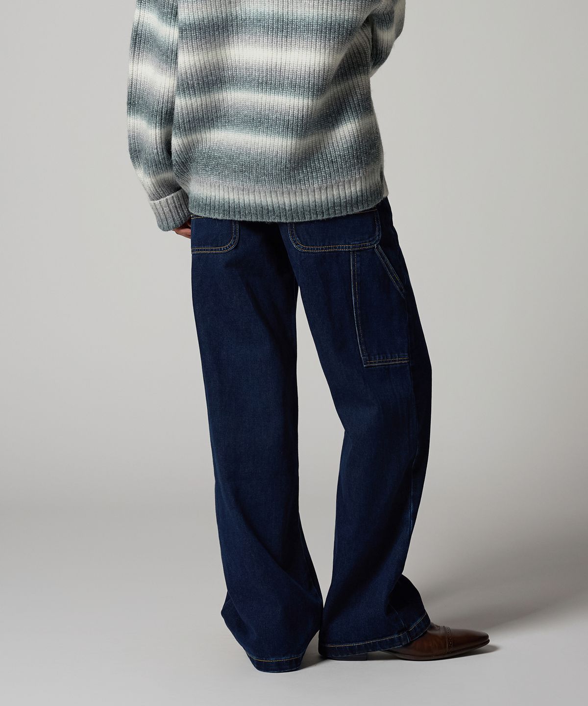 디키즈(DICKIES) 우먼스 트러커 루즈핏 데님 팬츠 Indigo