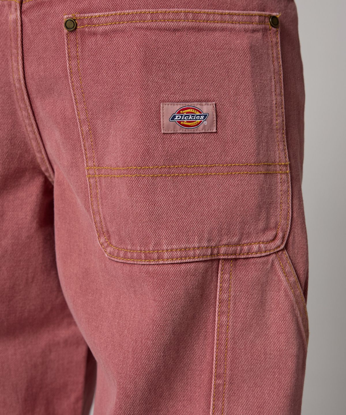디키즈(DICKIES) 우먼스 트러커 루즈핏 데님 팬츠 Woodrose