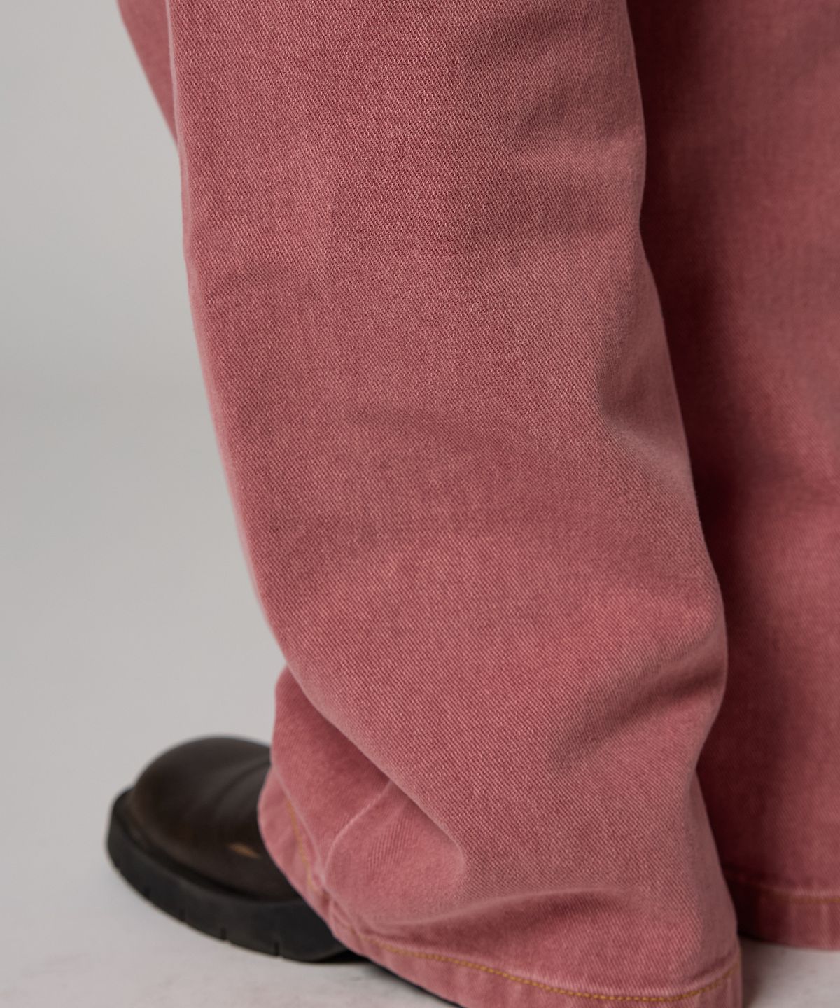디키즈(DICKIES) 우먼스 트러커 루즈핏 데님 팬츠 Woodrose
