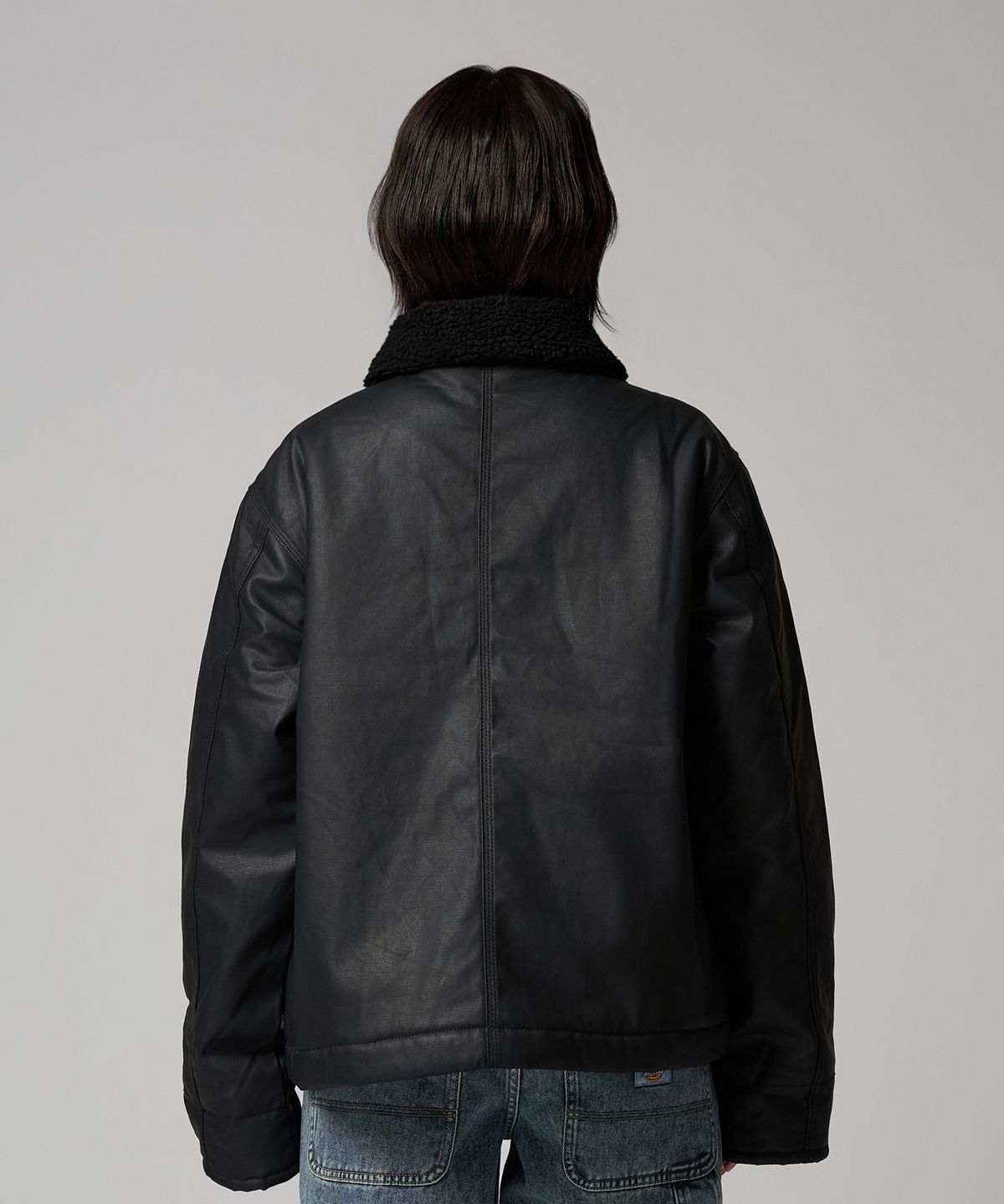 디키즈(DICKIES) 우먼스 캔버스 패디드 코트 재킷 Black