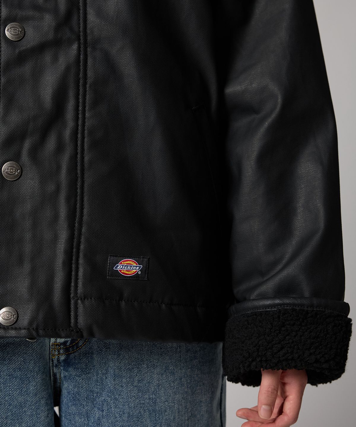 디키즈(DICKIES) 우먼스 캔버스 패디드 코트 재킷 Black