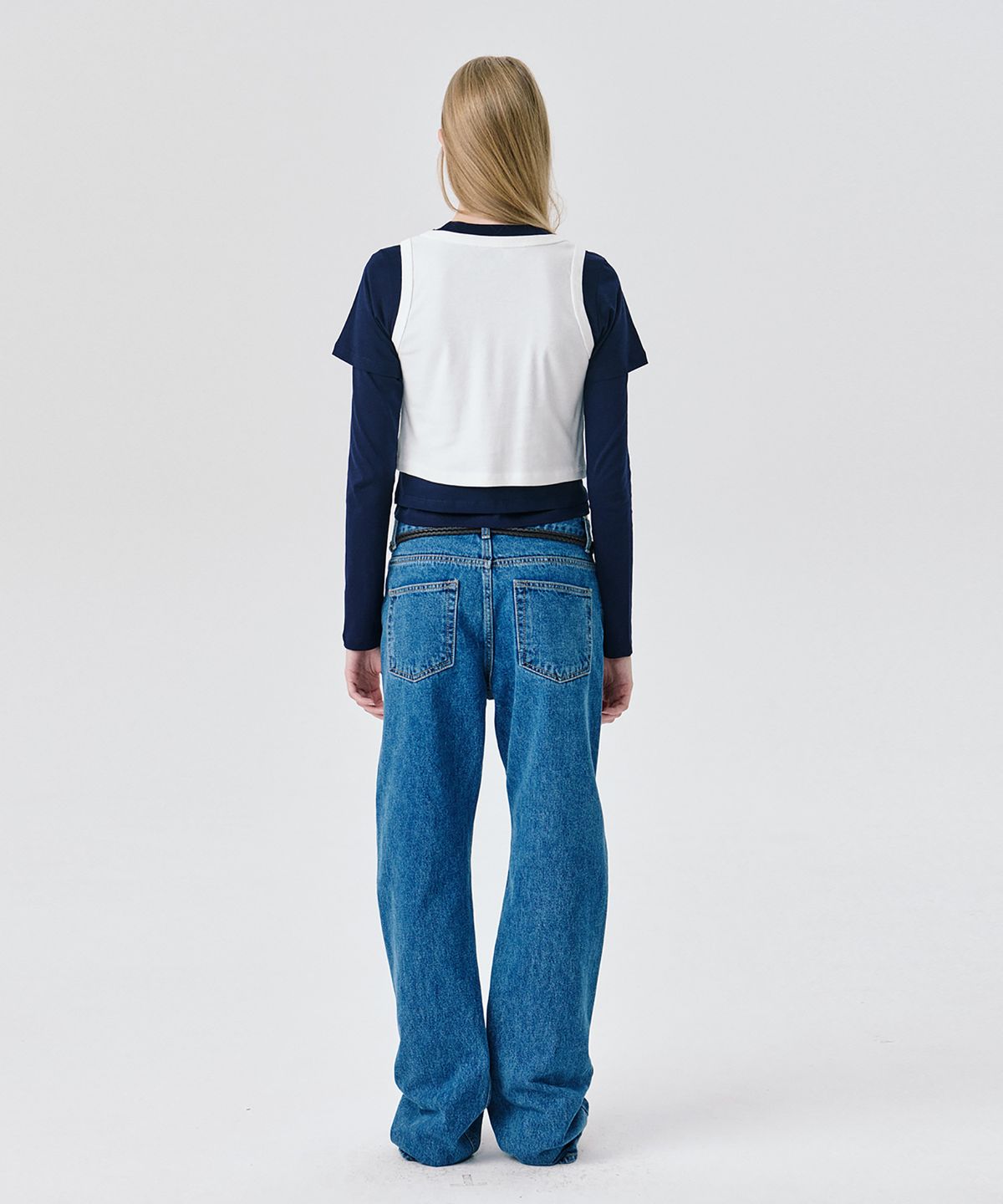 분더캄머(WNDERKAMMER) Straight Leg Denim Pants_Blue(스트레이트 레그 데님 팬츠_블루)