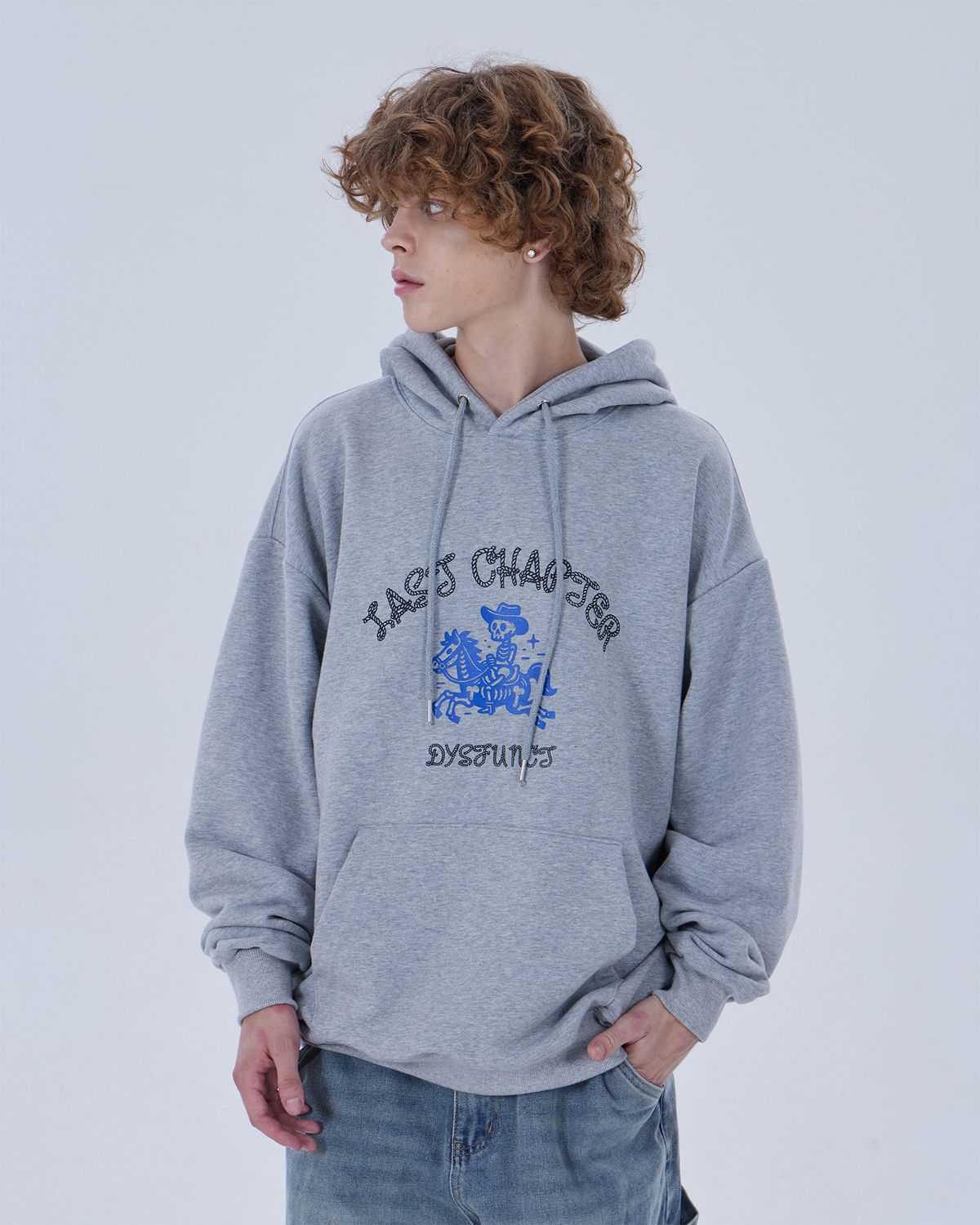 디스펑트(DYSFUNCT) LAST CHAPTER HOODIE (GRAY)