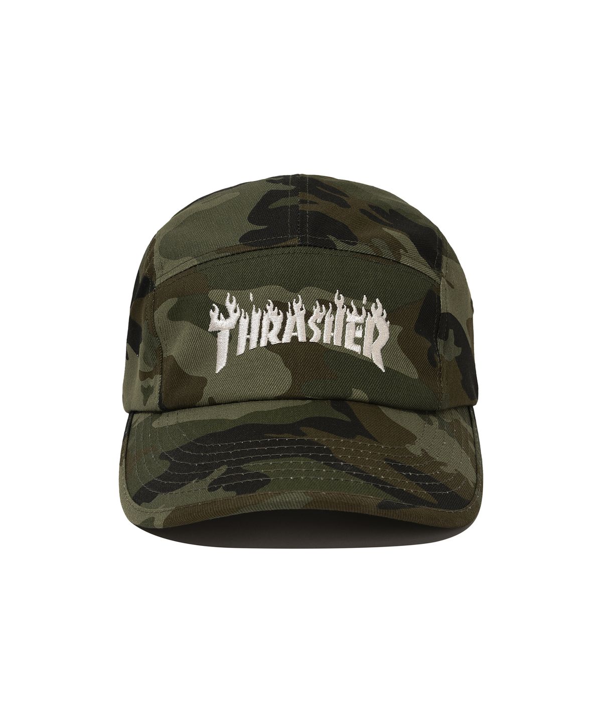 트레셔(THRASHER) 플레임 카모 캠프캡 카모