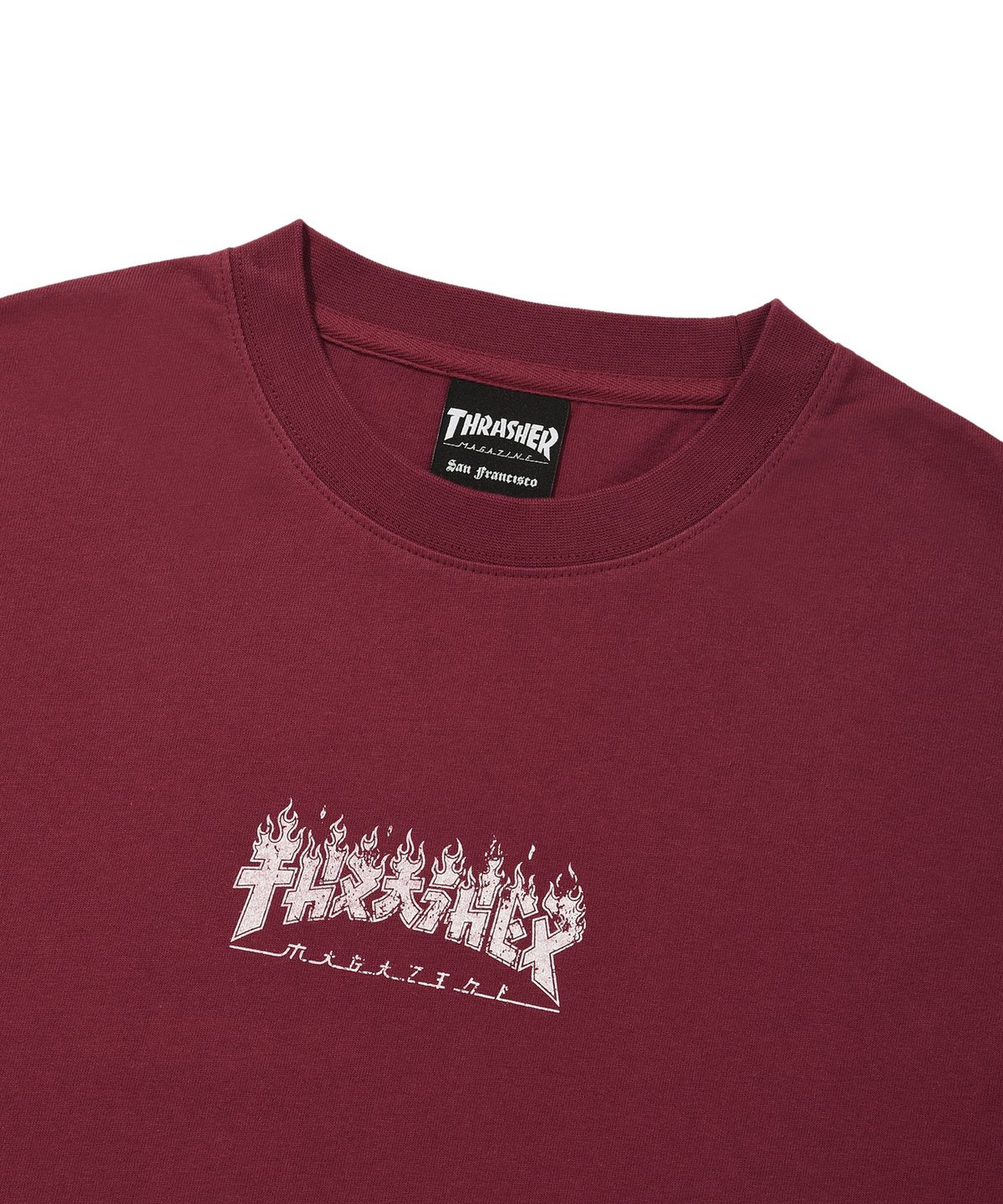 트레셔(THRASHER) 고질라 레이어드 롱슬리브 퍼플
