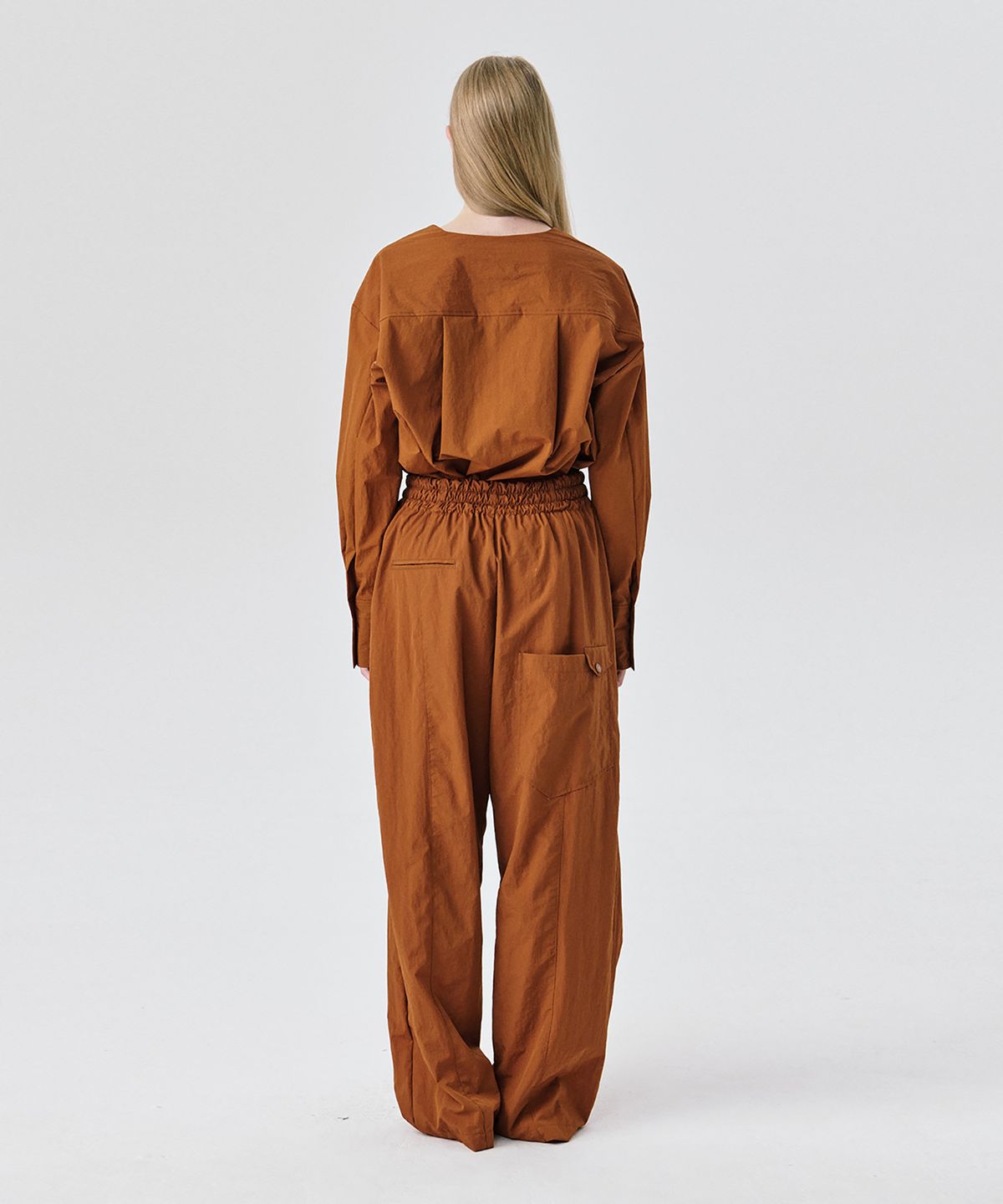 분더캄머(WNDERKAMMER) String Tunnel Pants_Brick(스트링 터널 팬츠_브릭)