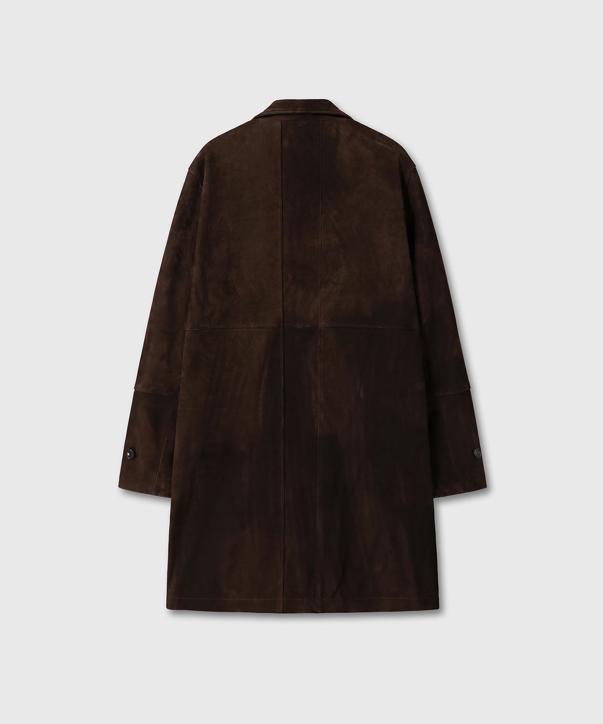 다이브인(DIVEIN) INDIA GOAT SUEDE CAR COAT (BROWN)
