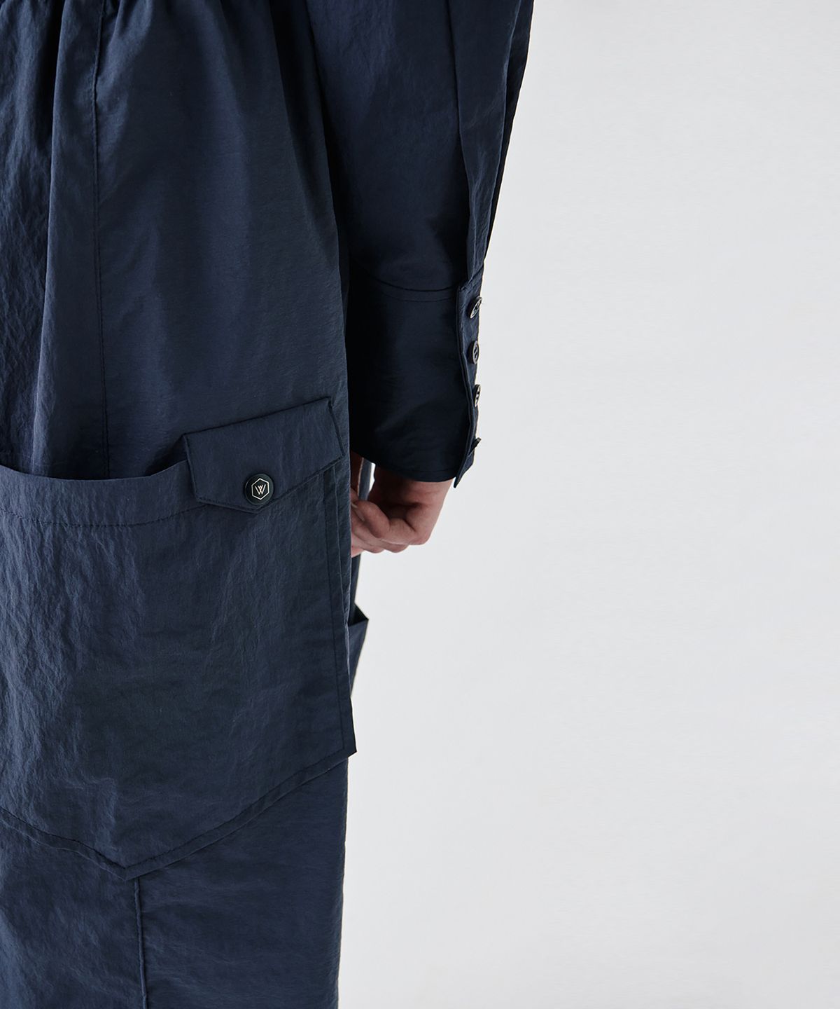 분더캄머(WNDERKAMMER) String Tunnel Pants_Navy(스트링 터널 팬츠_네이비)