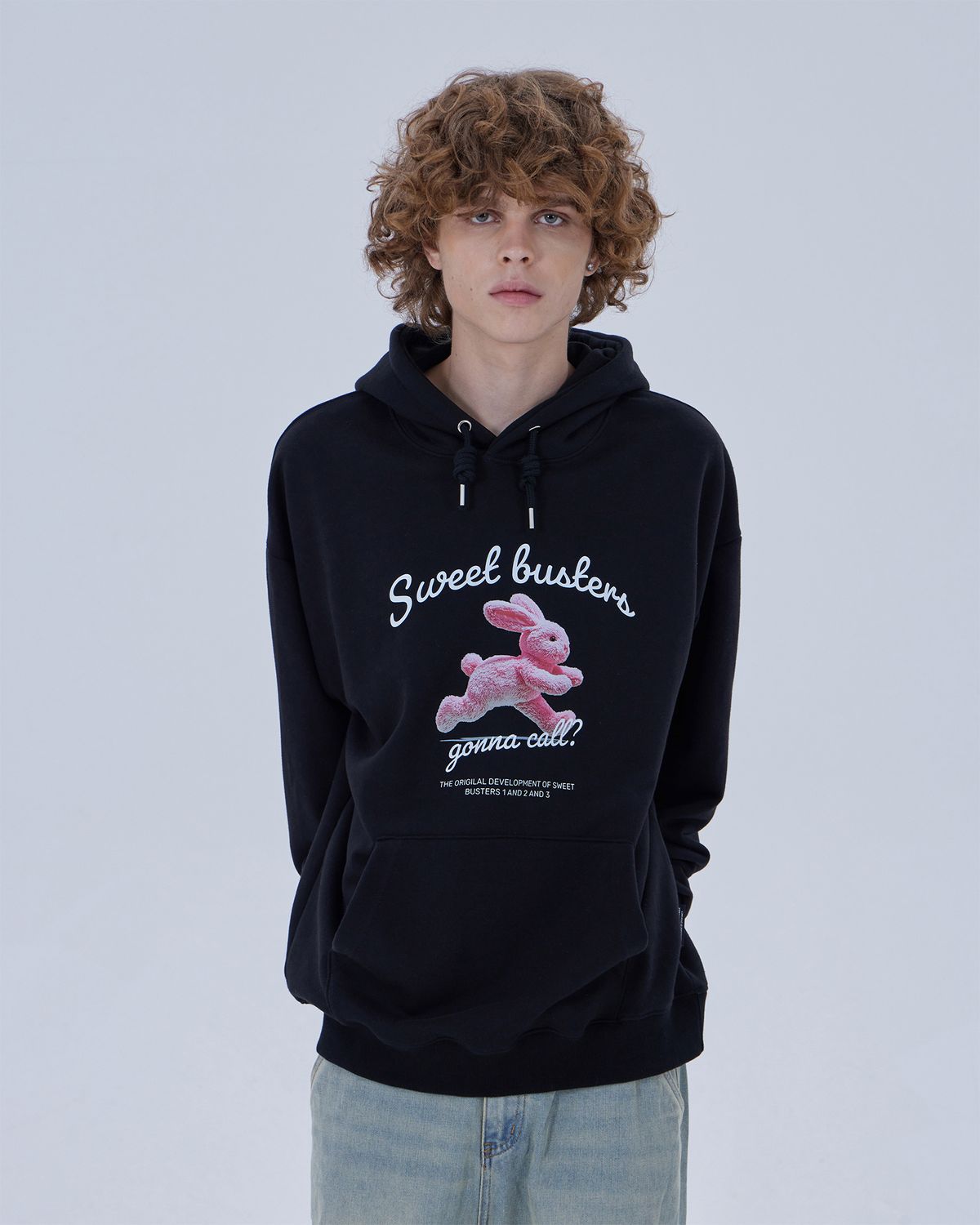 디스펑트(DYSFUNCT) SWEET BUSTER RABBIT HOODIE (BLACK)