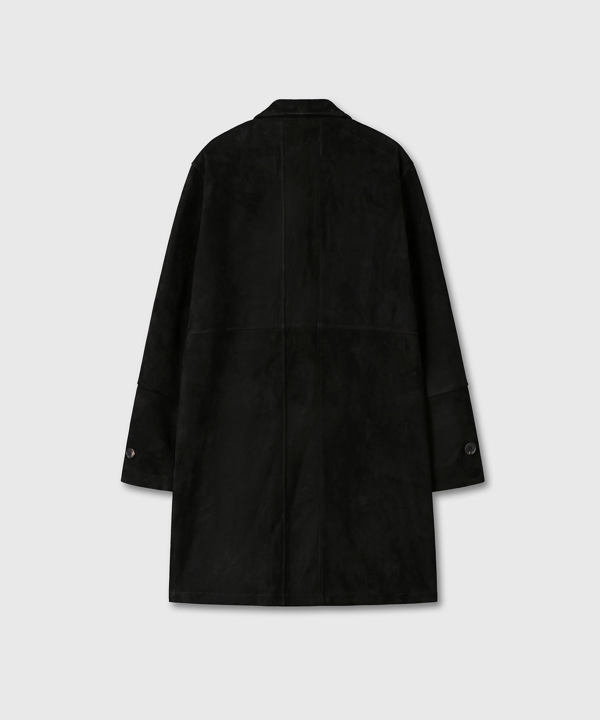 다이브인(DIVEIN) INDIA GOAT SUEDE CAR COAT (BLACK)