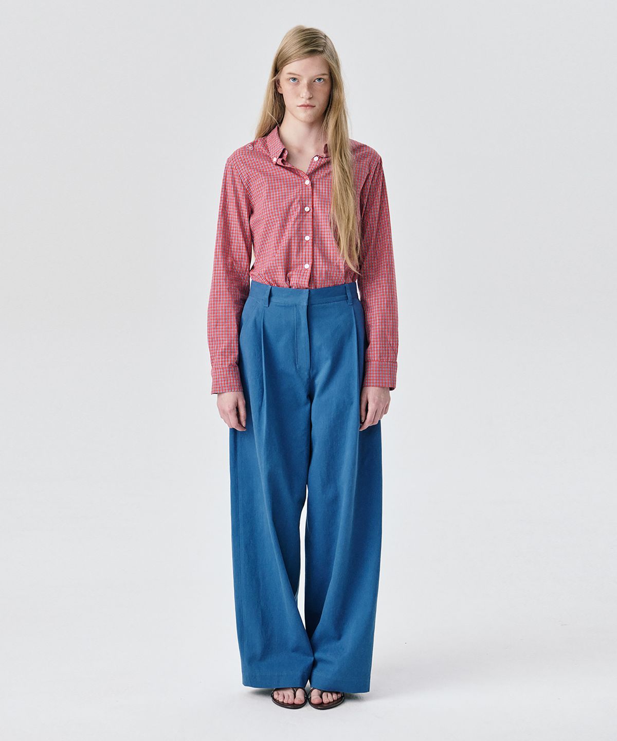 분더캄머(WNDERKAMMER) Chino Pants_Blue(치노 팬츠_블루)