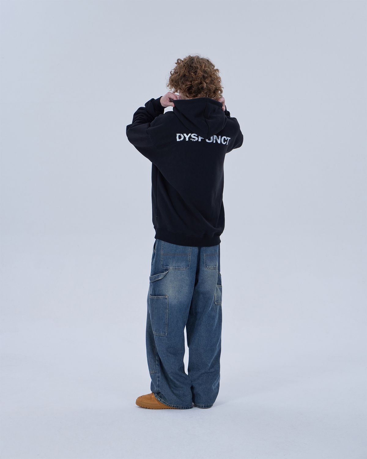 디스펑트(DYSFUNCT) RED EIGHT CANDY HOODIE (BLACK)