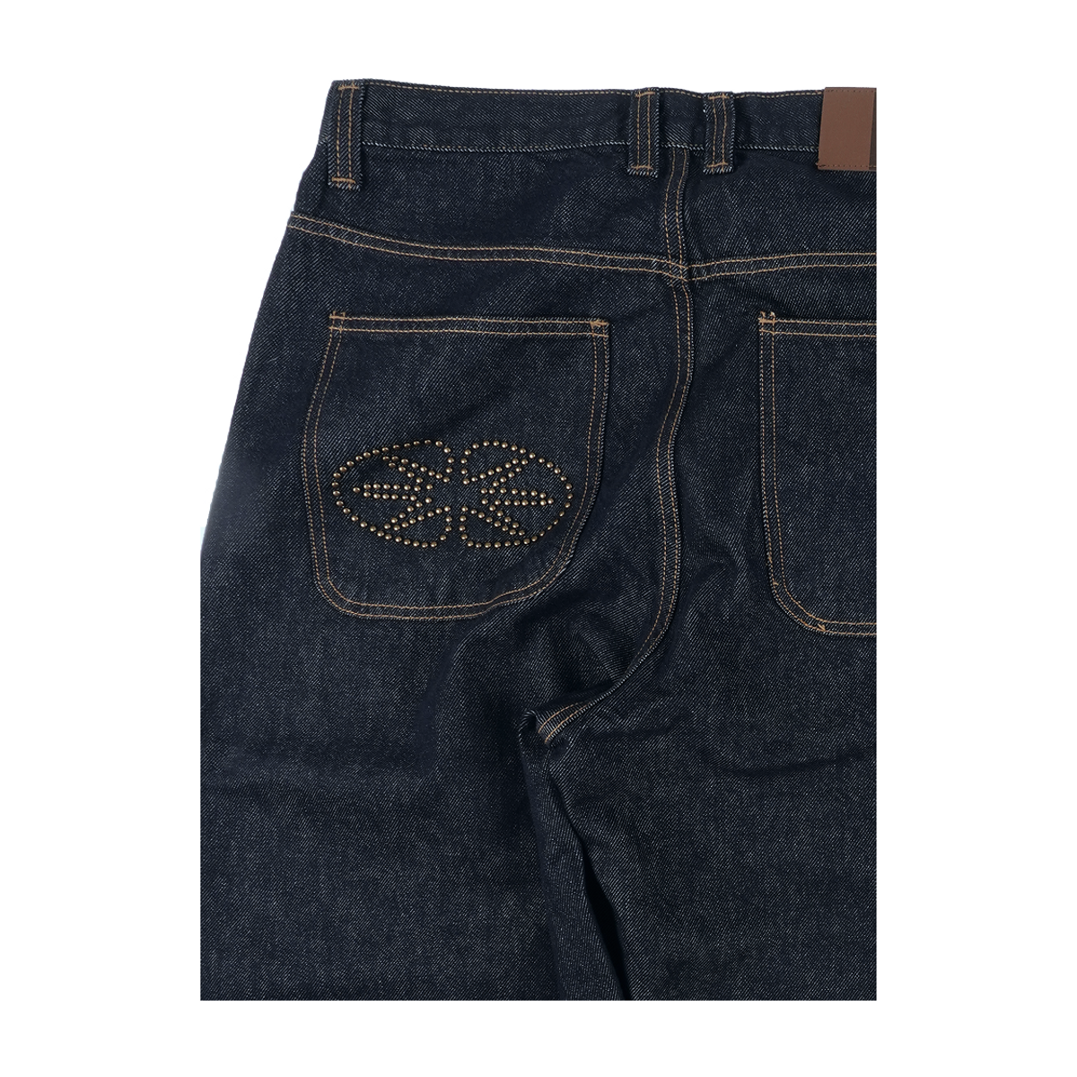 이알티알(ERTR) Gemini Emanate Logo Double Knee Pants Indigo