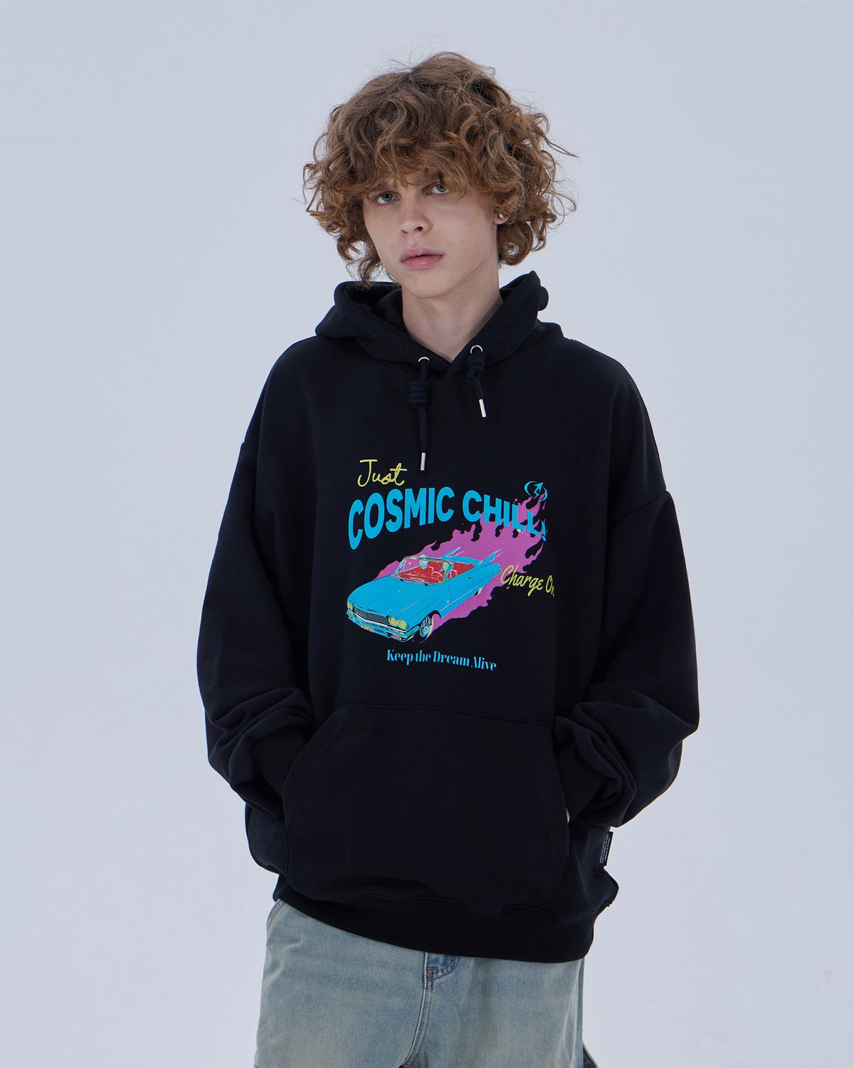 디스펑트(DYSFUNCT) COSMIC CHILL HOODIE (BLACK)