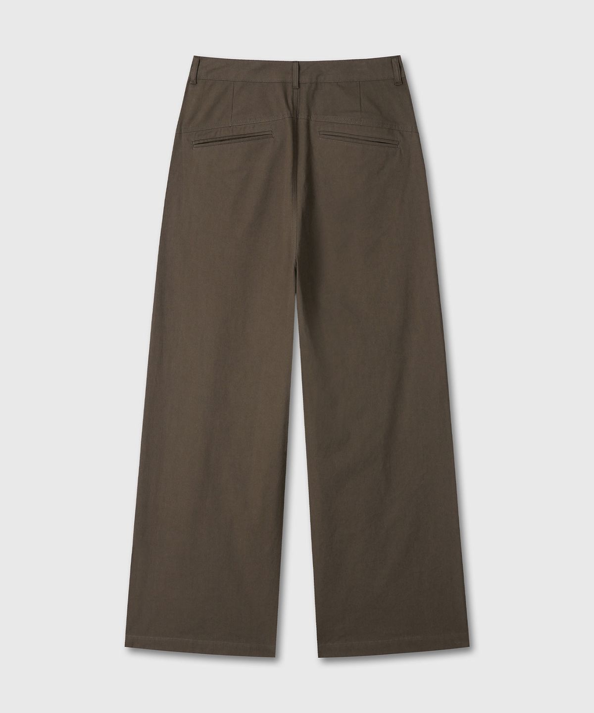 다이브인(DIVEIN) VERN ONE TUCK CHINO PANTS V2 (BROWN)