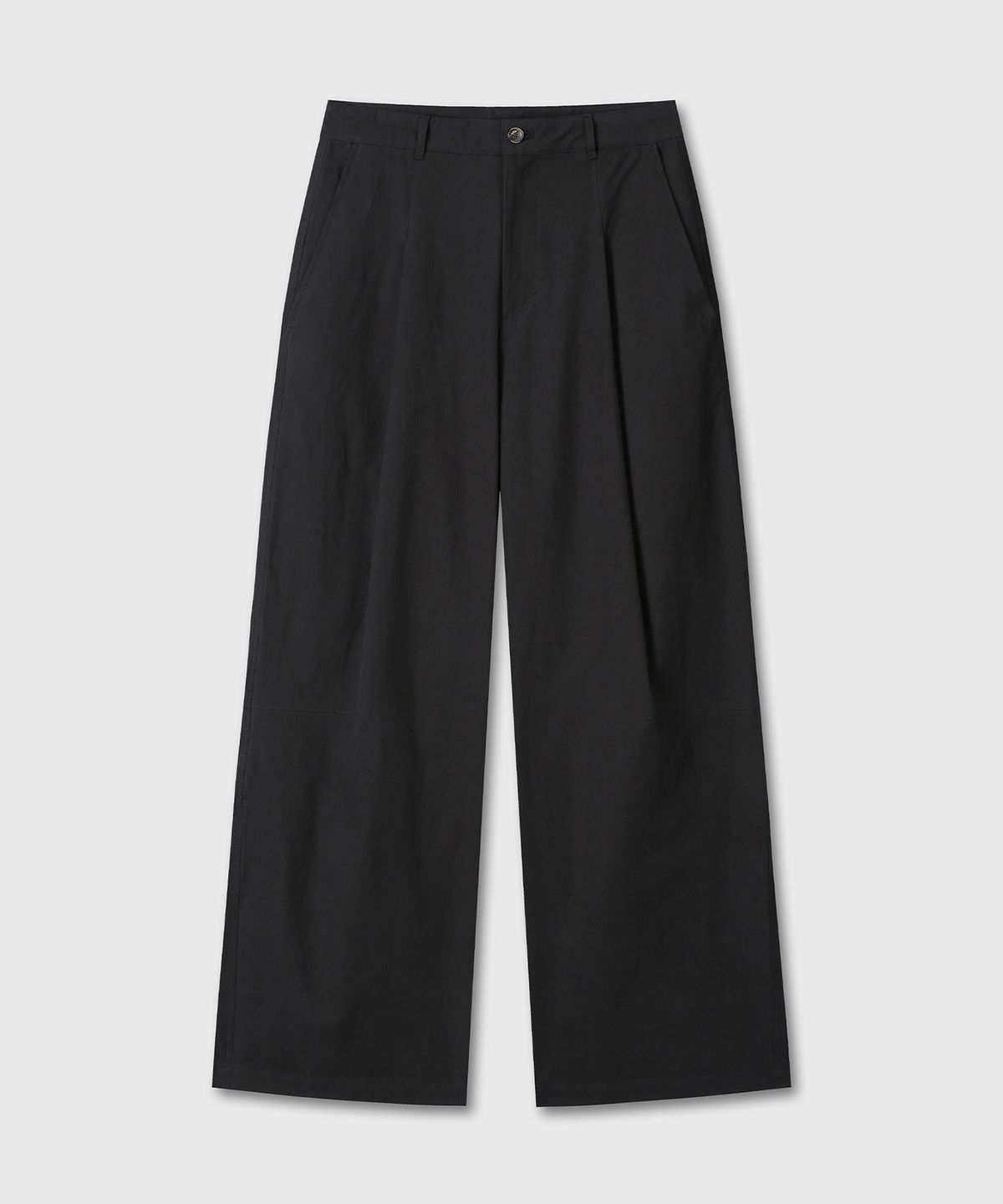 다이브인(DIVEIN) VERN ONE TUCK CHINO PANTS V2 (BLACK)