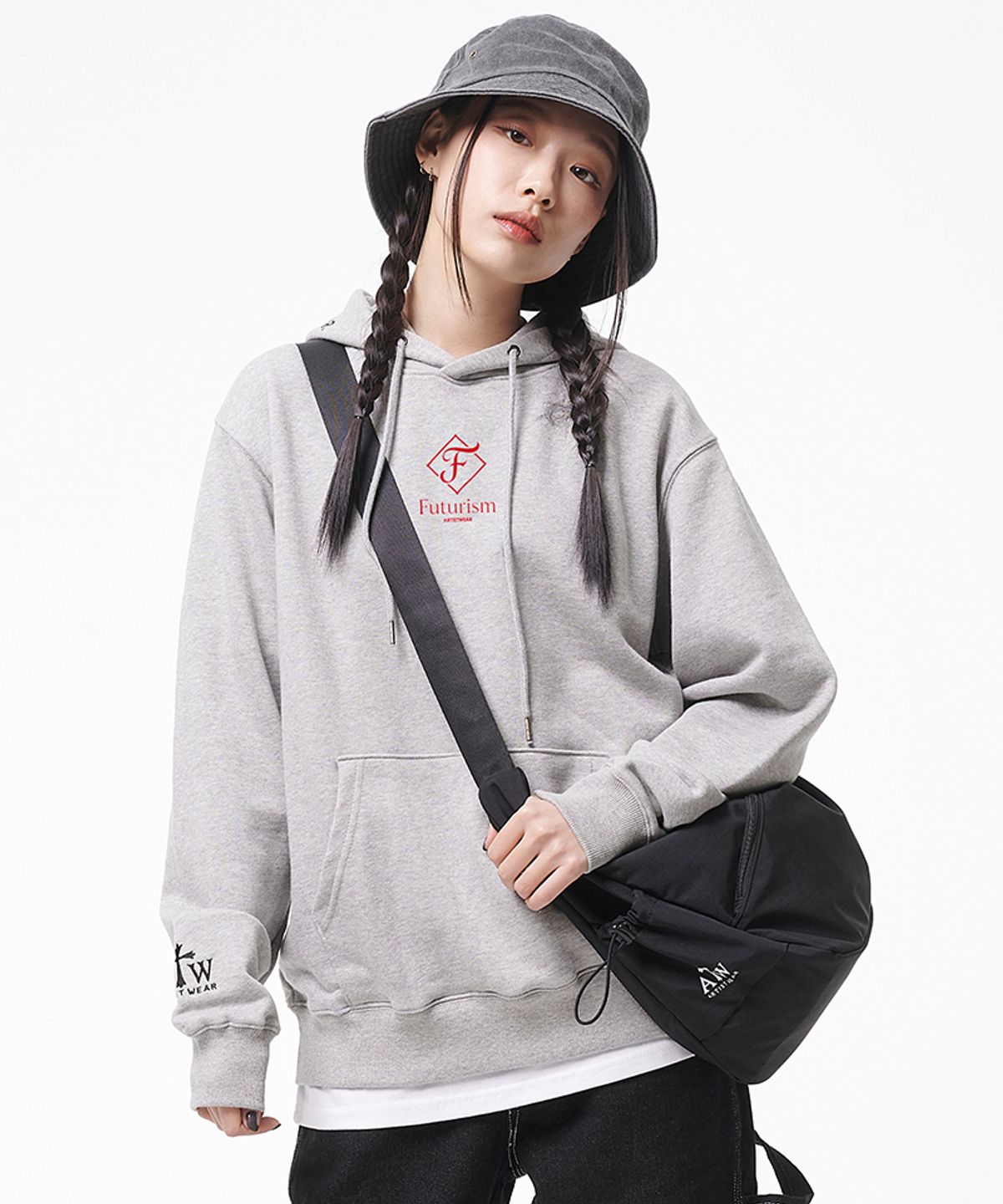아티스트웨어(ARTISTWEAR) [ATW] 퓨처리즘 후드티