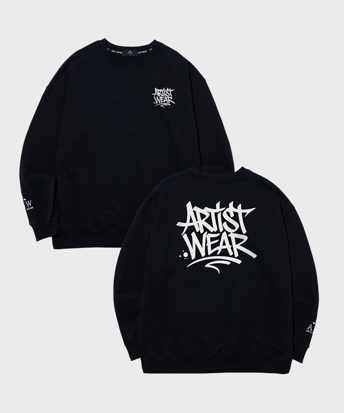 아티스트웨어(ARTISTWEAR) [ATW] 태깅로고 맨투맨