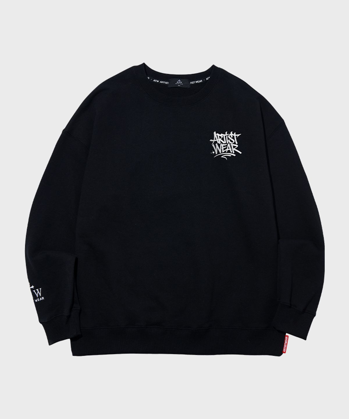 아티스트웨어(ARTISTWEAR) [ATW] 태깅로고 맨투맨