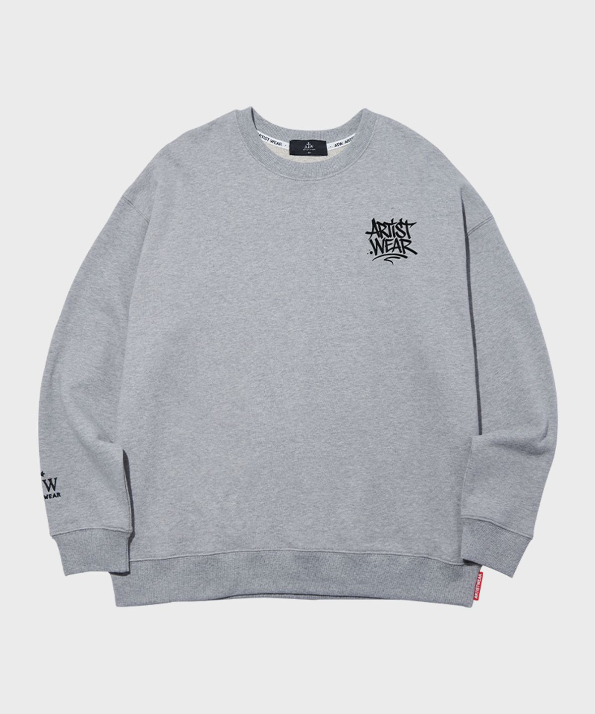 아티스트웨어(ARTISTWEAR) [ATW] 태깅로고 맨투맨