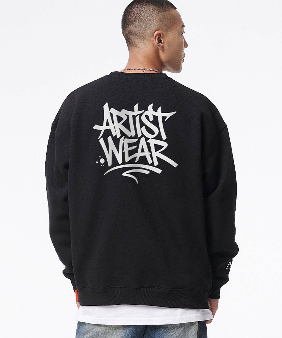 아티스트웨어(ARTISTWEAR) [ATW] 태깅로고 맨투맨