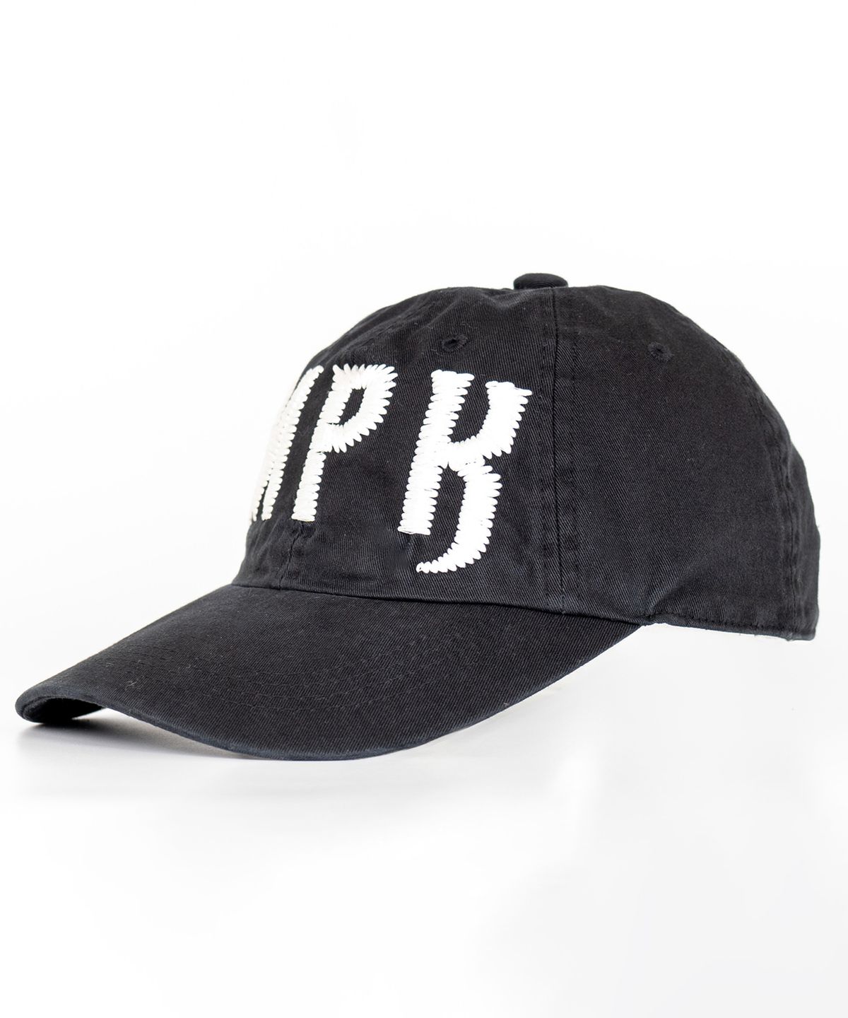 매드핑크(MADPINK) MP ZIGZAG EMBROIDERED BALL CAP BLACK
