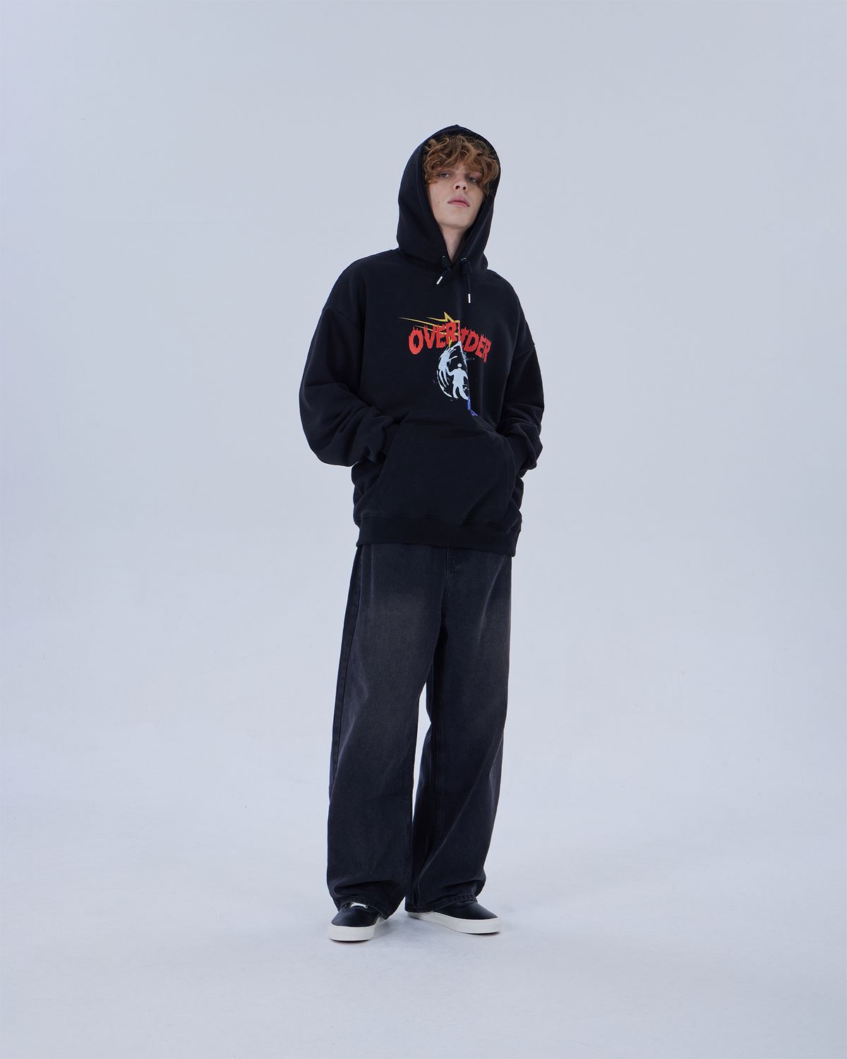 디스펑트(DYSFUNCT) OVERRIDER HOODIE (BLACK)
