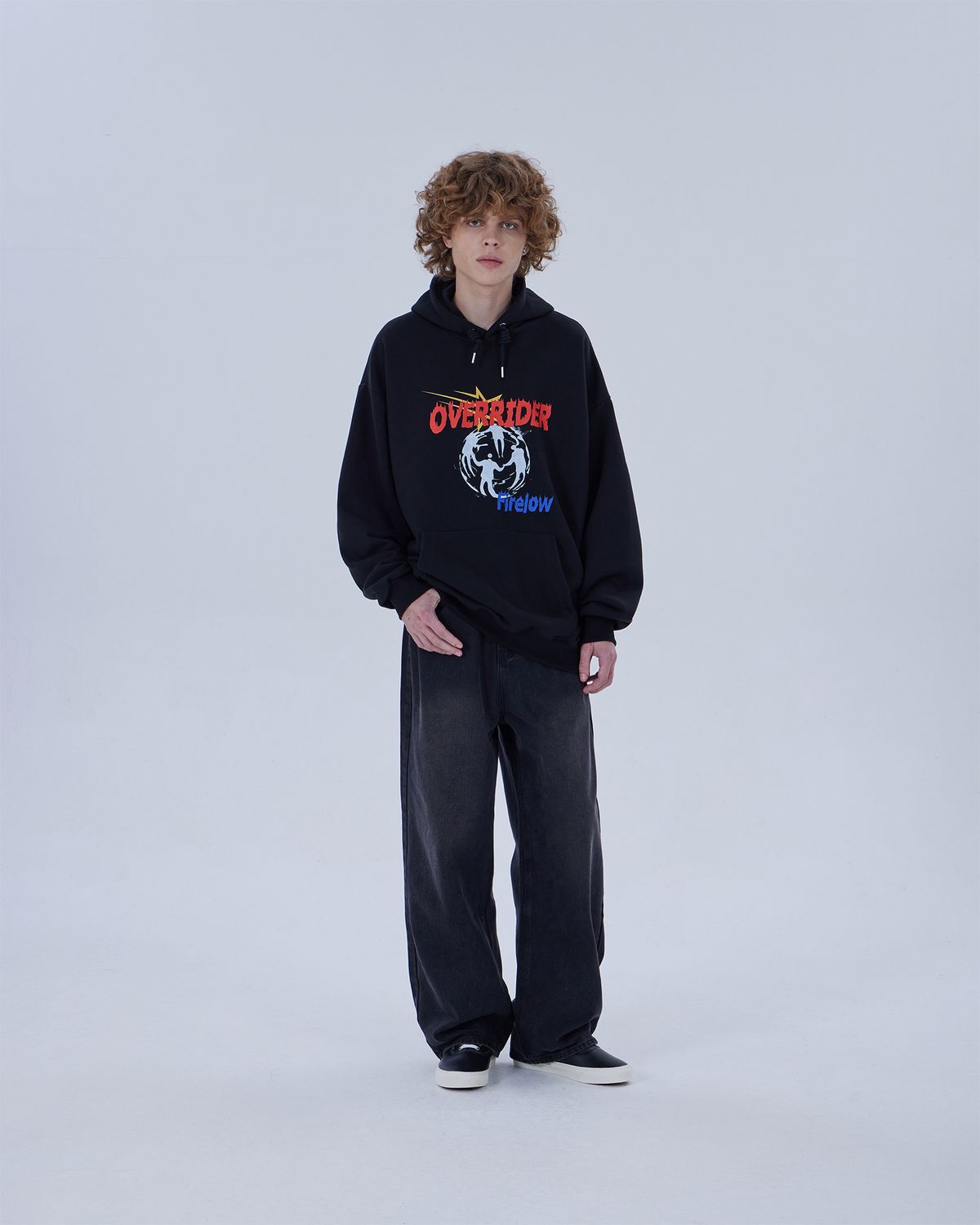 디스펑트(DYSFUNCT) OVERRIDER HOODIE (BLACK)