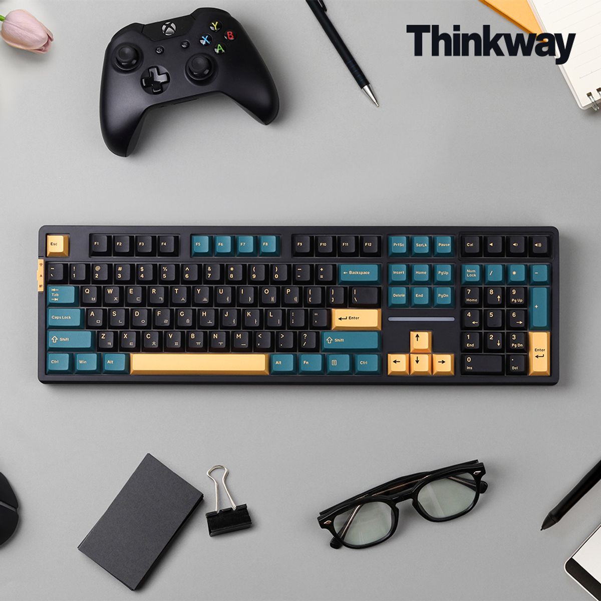 씽크웨이(THINKWAY) 토체프 101 108키 기계식 유무선 키보드