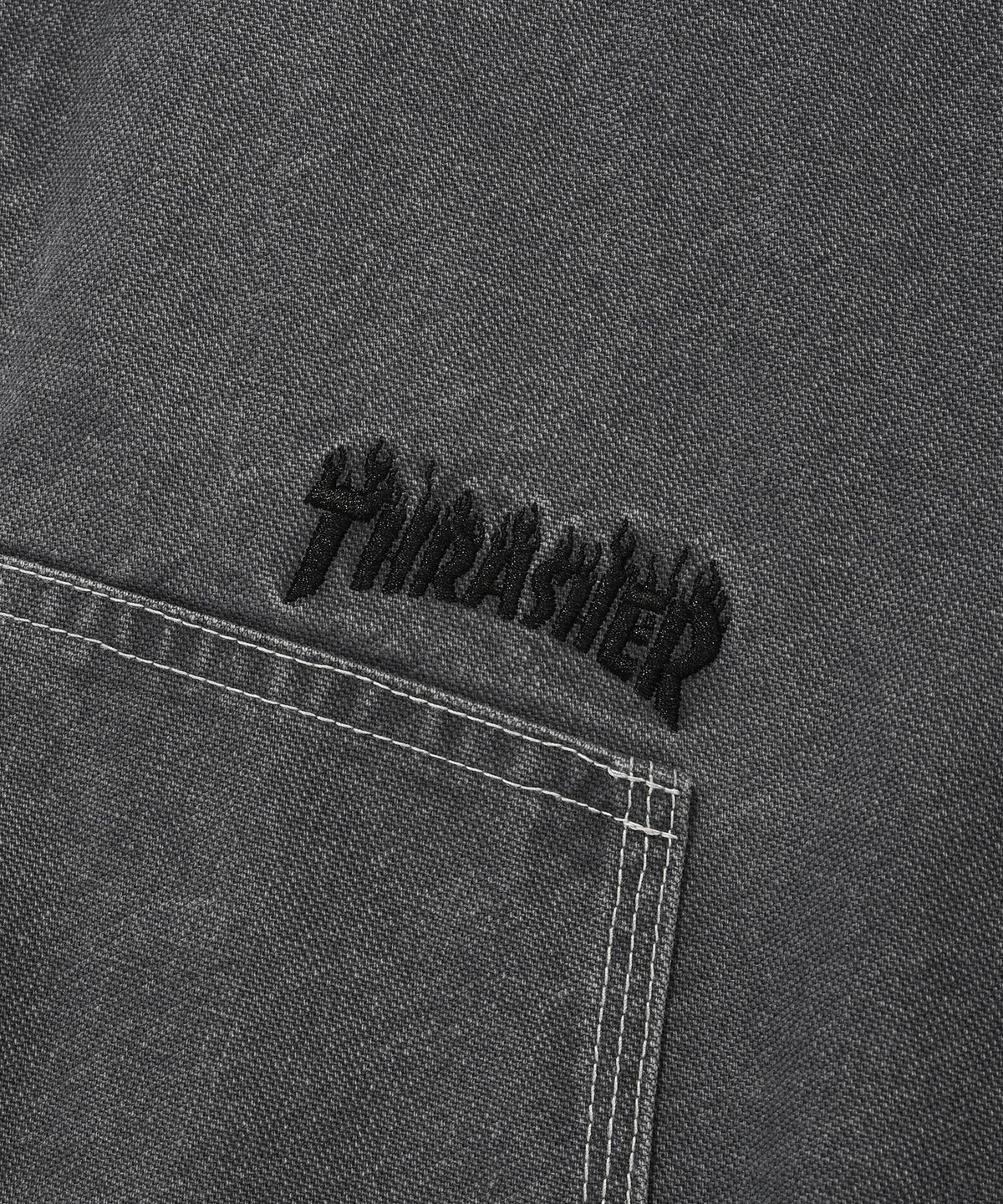 트레셔(THRASHER) 플레임 스티치 워크자켓 블루