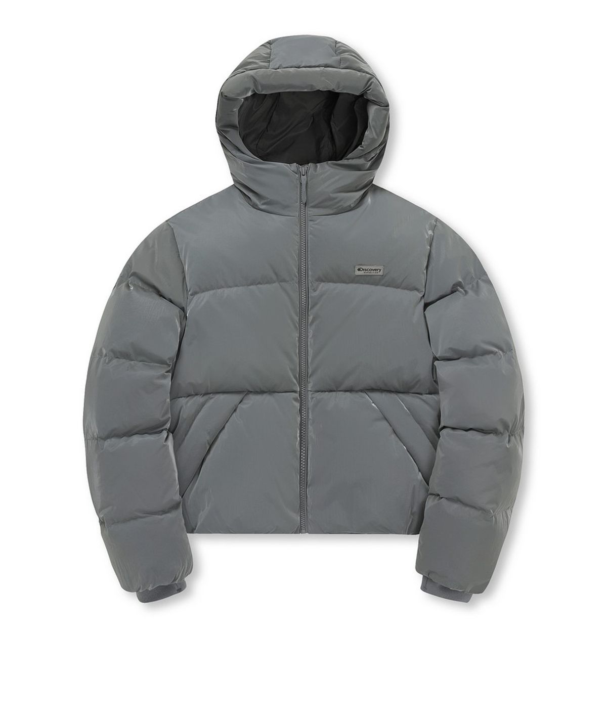 디스커버리 익스페디션(DISCOVERY EXPEDITION) 여성 뉴 올리아 글로우 다운 숏패딩 (Neutral Grey)