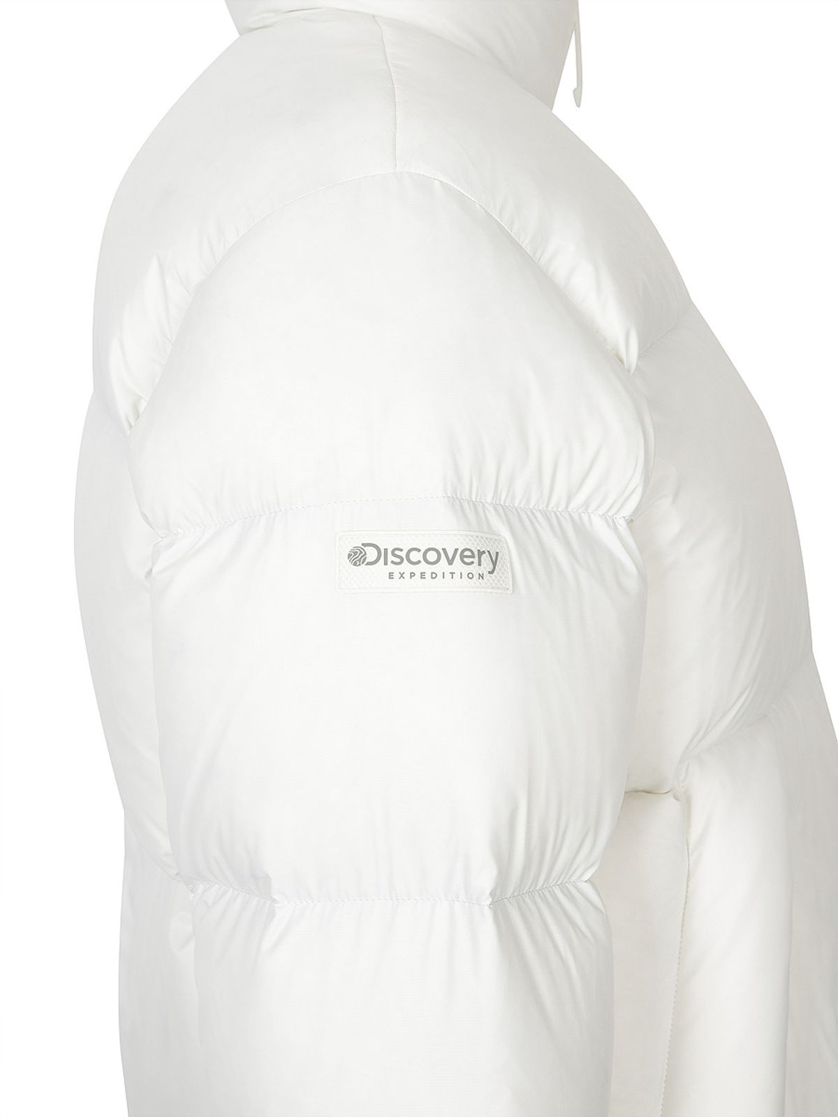 디스커버리 익스페디션(DISCOVERY EXPEDITION) 여성 올튼 하이넥 퍼텍스 퀀텀 다운 숏패딩 (CREAM)