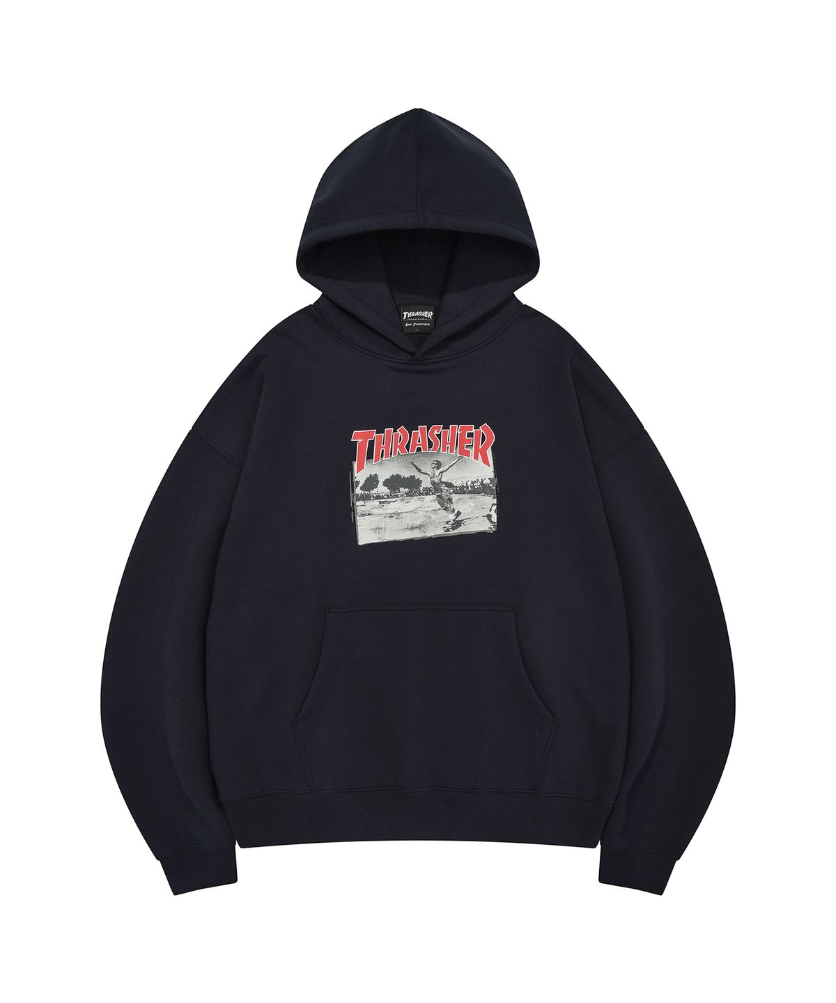 트레셔(THRASHER) 제이크디시 후디 네이비