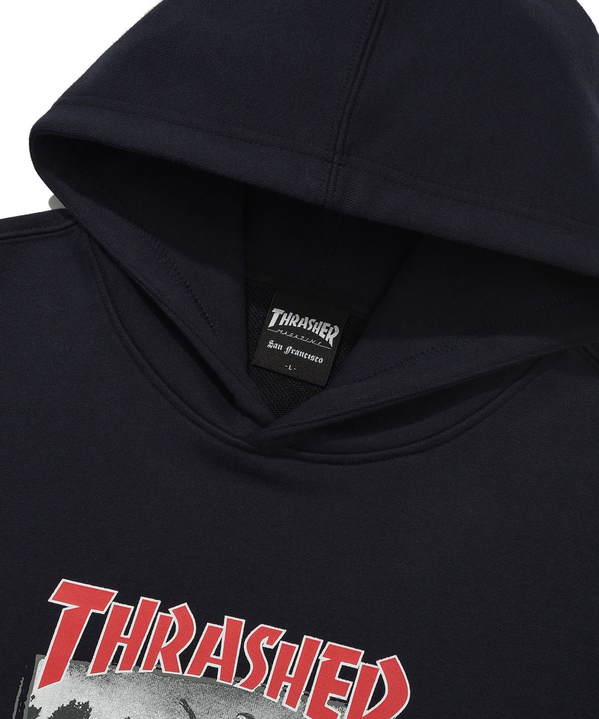 트레셔(THRASHER) 제이크디시 후디 네이비