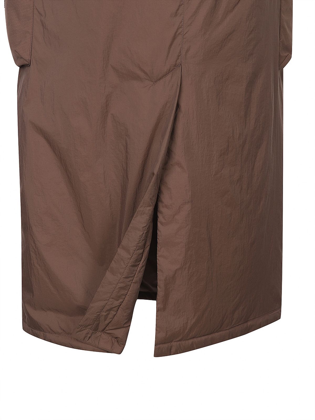 디스커버리 익스페디션(DISCOVERY EXPEDITION) 여성 파라슈트 패딩 스커트 (Brown)