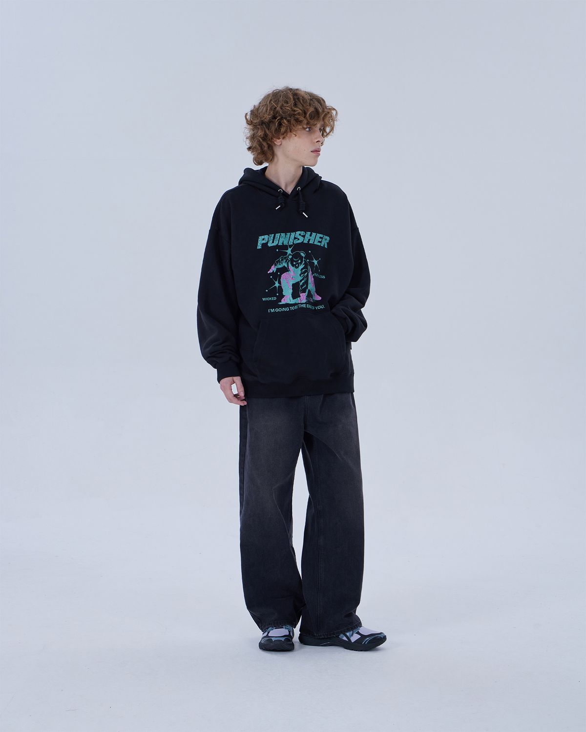 디스펑트(DYSFUNCT) HELLSTAR HOODIE (BLACK)