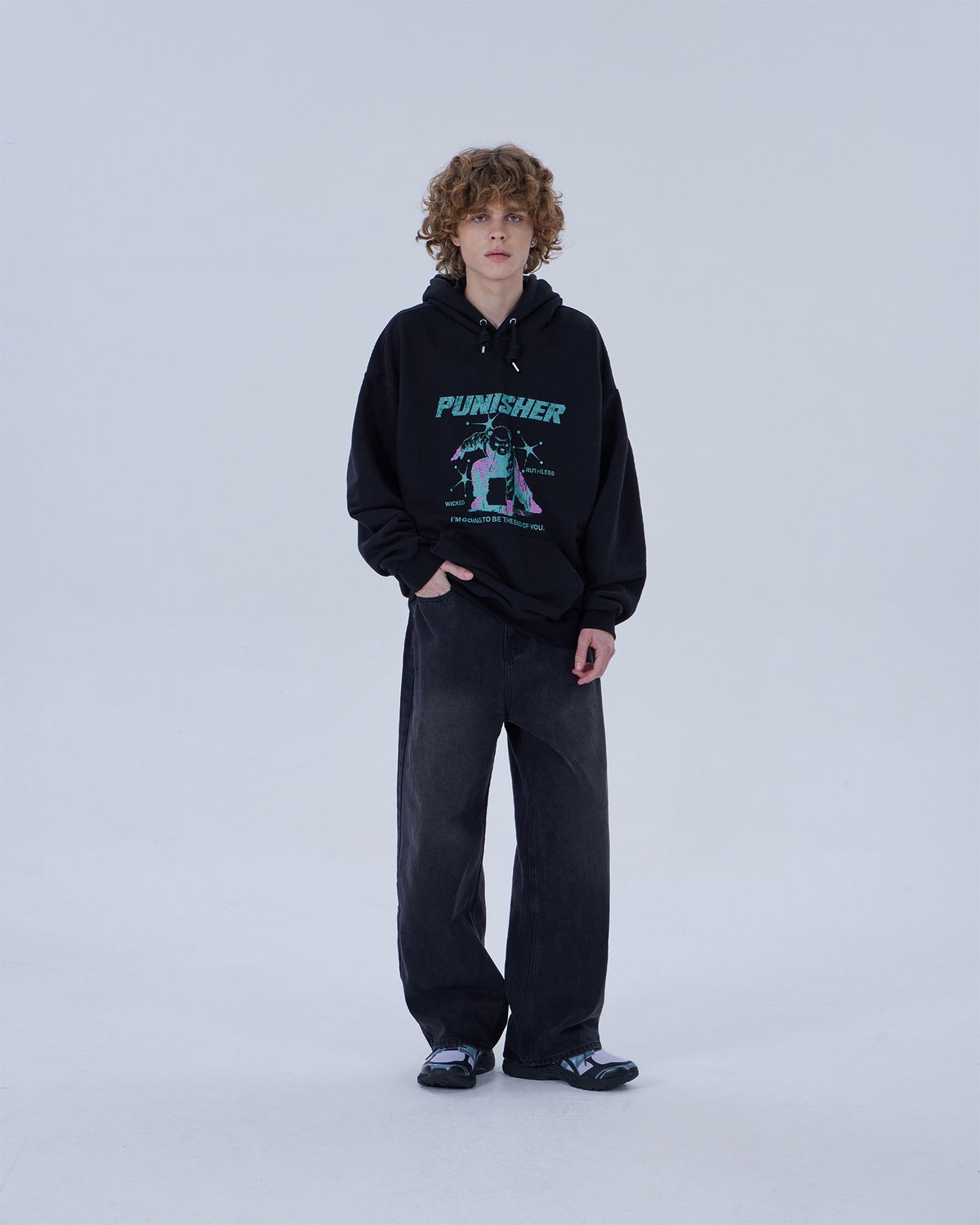 디스펑트(DYSFUNCT) HELLSTAR HOODIE (BLACK)