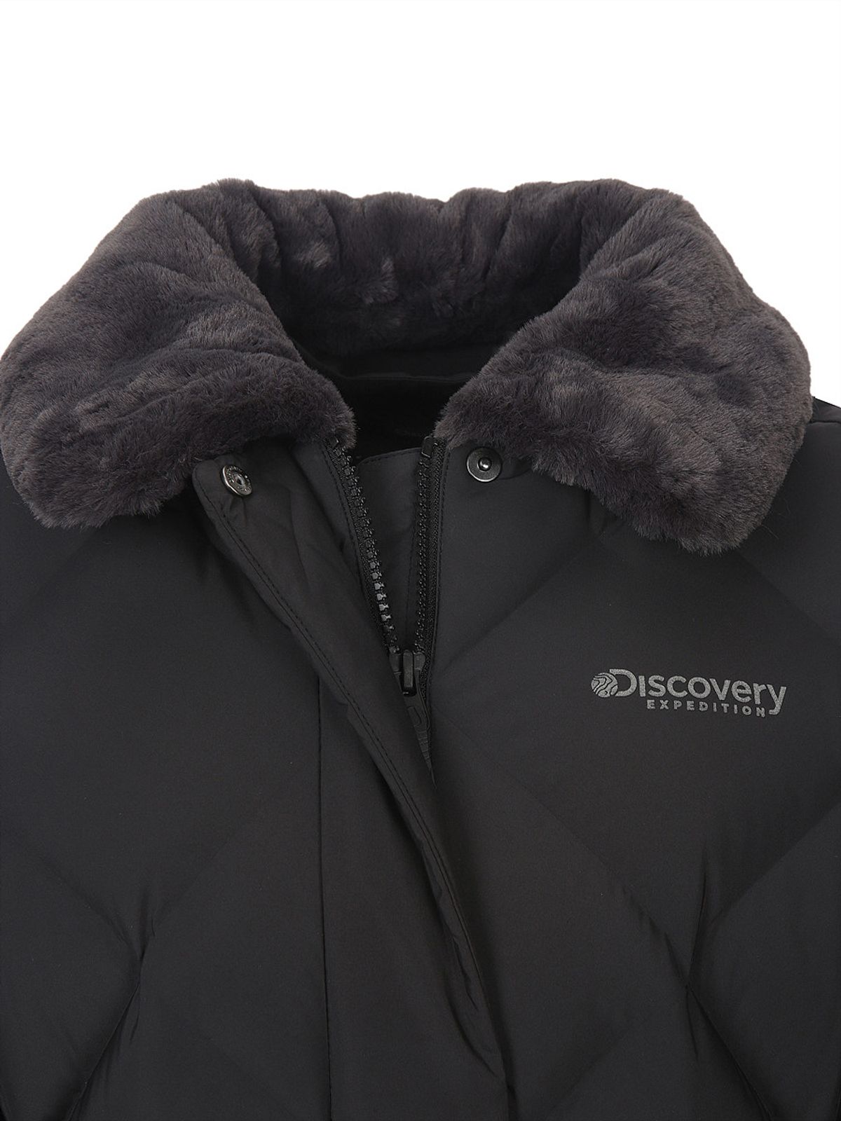디스커버리 익스페디션(DISCOVERY EXPEDITION) 여성 멜로즈 튜브 다운 롱패딩 (BLACK)