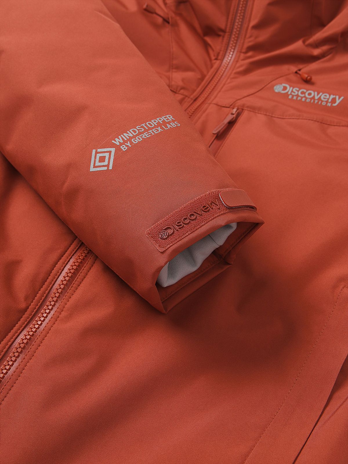 디스커버리 익스페디션(DISCOVERY EXPEDITION) 여성 베르겐 고어 윈드스토퍼 구스다운 경량패딩 (ORANGE)