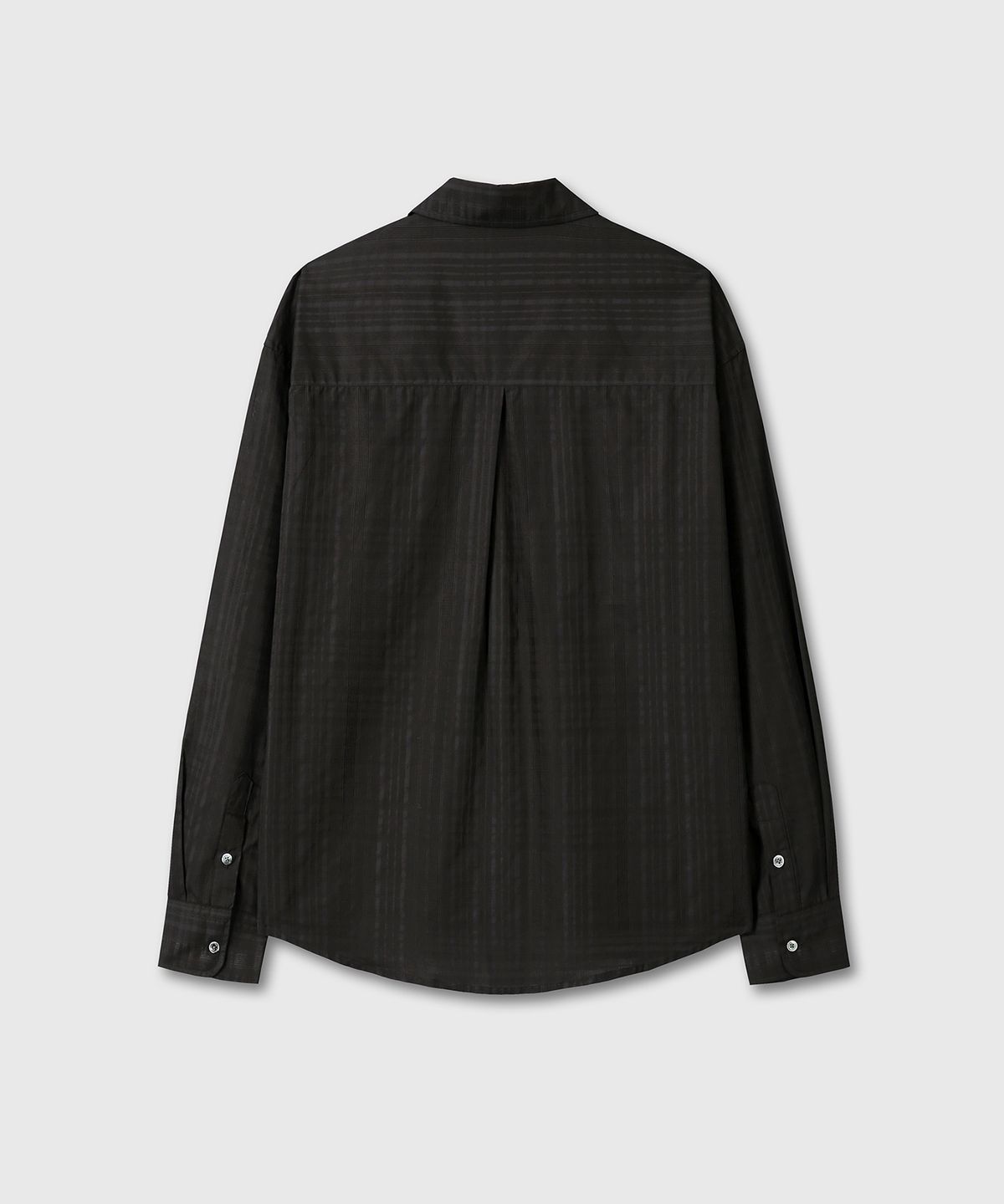 다이브인(DIVEIN) CHECK TWO POCKET SHIRTS (BLACK)