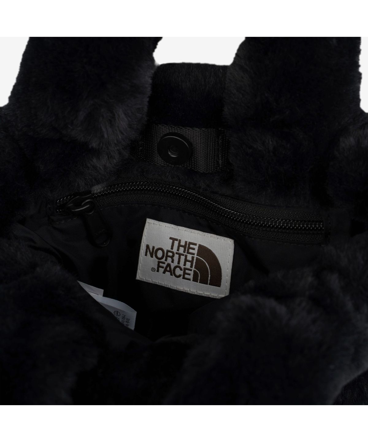 노스페이스(THE NORTH FACE) NN2PR69J 화이트라벨 플럼피 토트백 미니_퍼 REAL BLACK