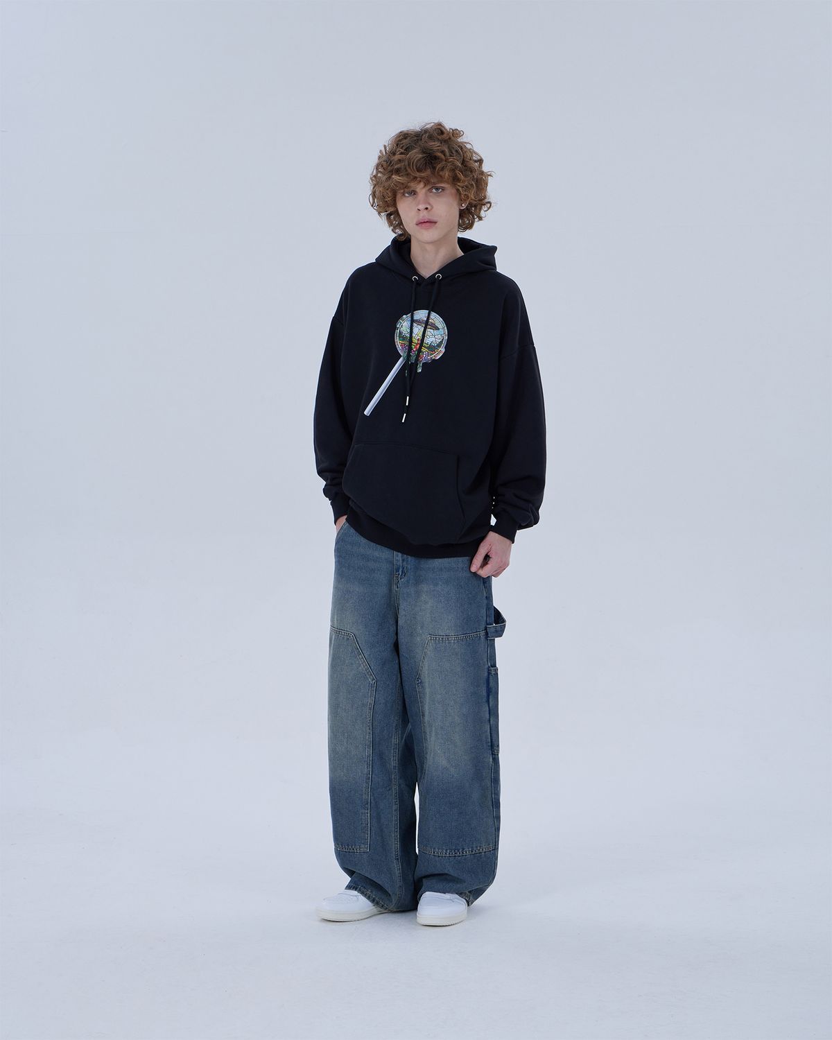 디스펑트(DYSFUNCT) PEACEFUL KIDNAP CANDY HOODIE (BLACK)